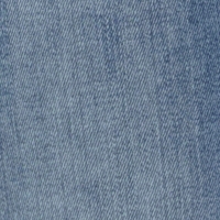 Color swatch of jeans in mid blue