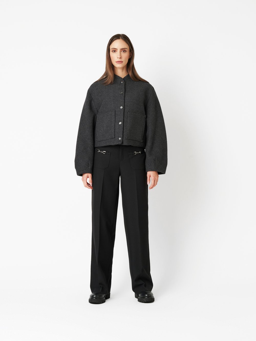 Trousers Mara_407 black outfit view