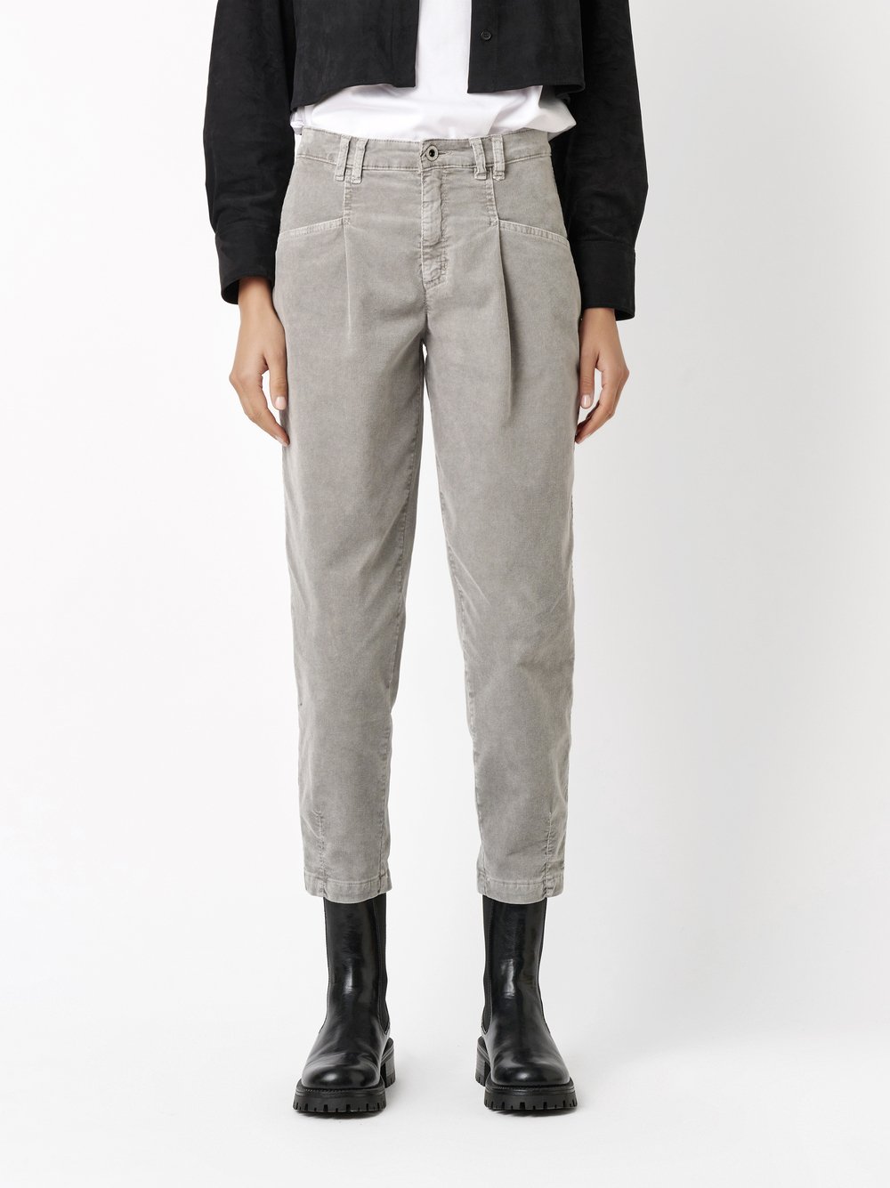 Hose Mara_089 grey Vorderansicht Hose Mara_089 grey Vorderansicht