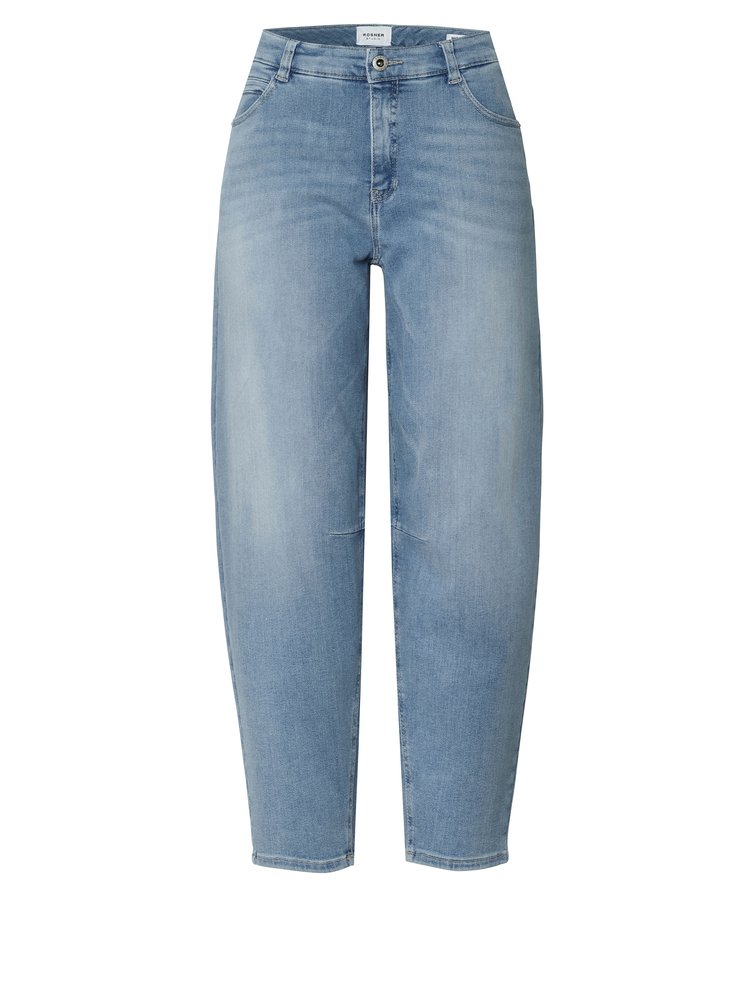 Womens jeans Mara Barrel in mid blue, barrel-fit jeans, product view