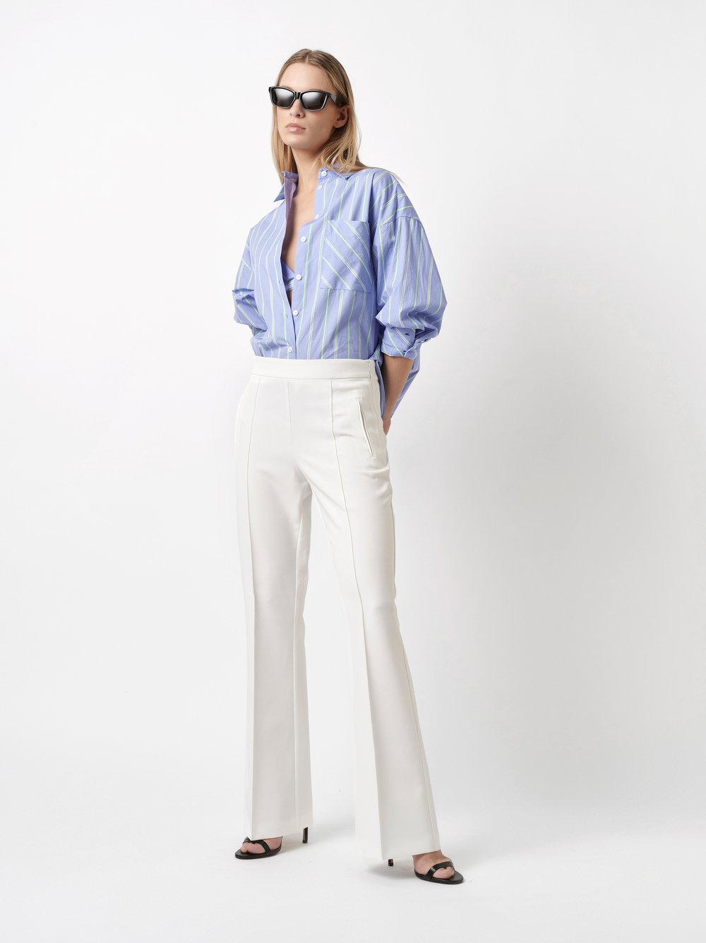 Elegante Bootcut | Style »Audrey1_084« white