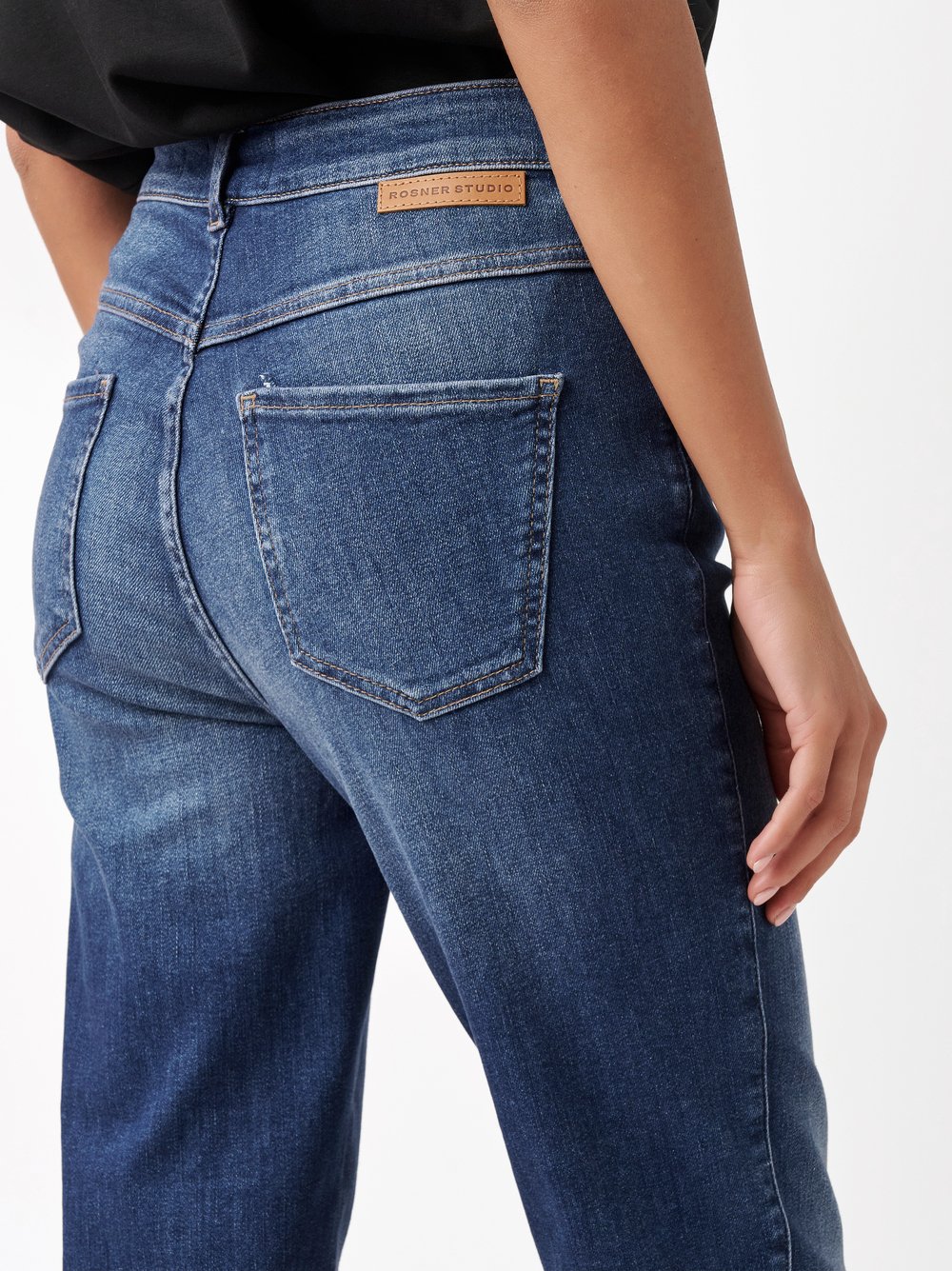 Jeans Audrey1 mid blue Detailansicht