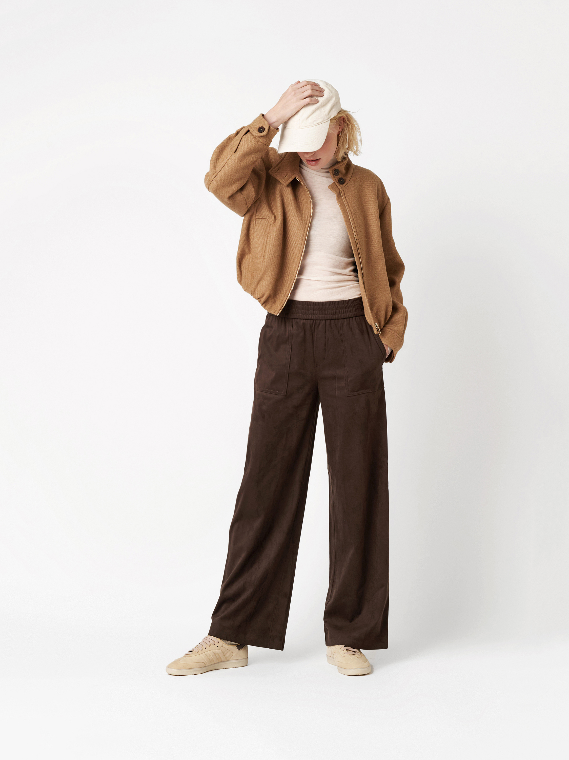 Hose Mara_369 brown Outfitansicht Hose Mara_369 brown Outfitansicht