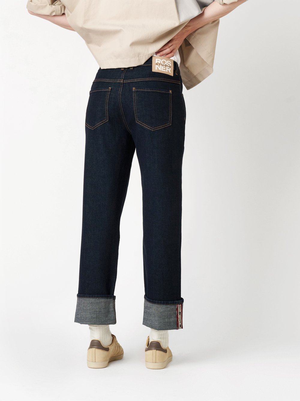 Jeans Masha_152 dark blue rear view Jeans Masha_152 dark blue rear view
