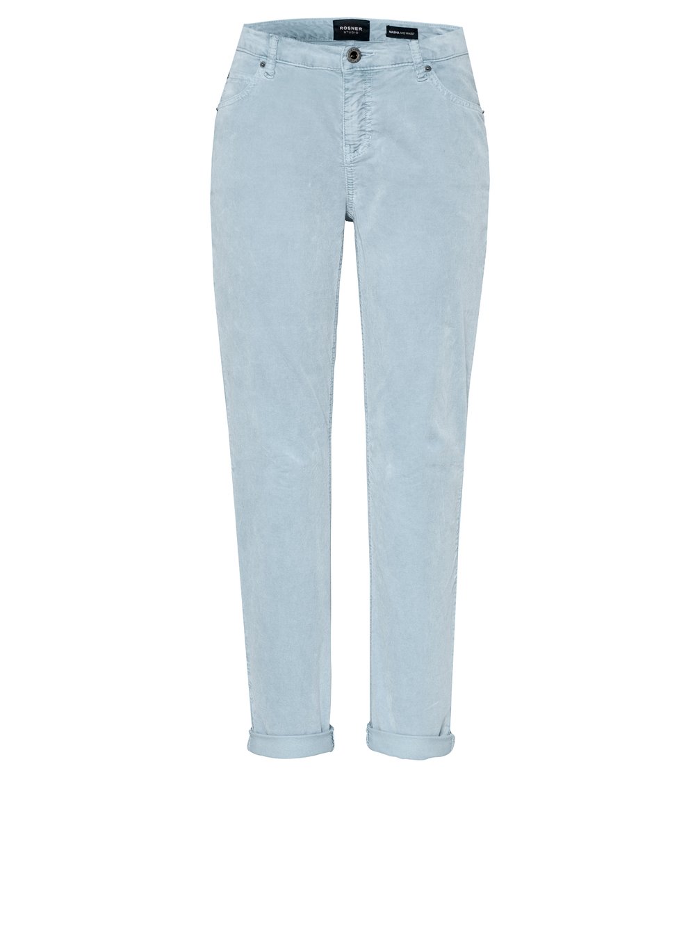 Trousers Masha_154 soft blue hollow