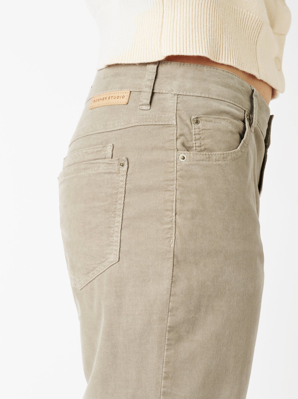 Hose Masha_154 light taupe Detailansicht Hose Masha_154 light taupe Detailansicht