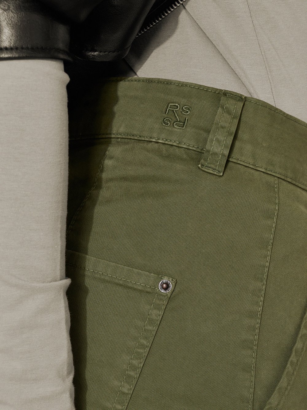 Wide-Leg Worker Trousers | Style »Mara Wide« Khaki