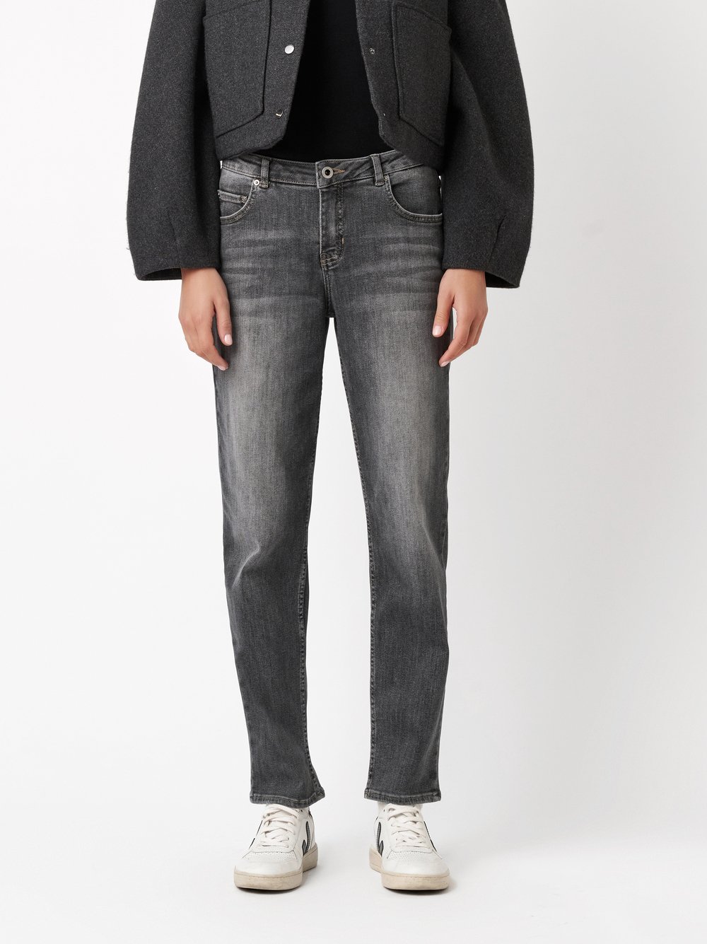 Jeans Masha_155 mid grey Vorderansicht