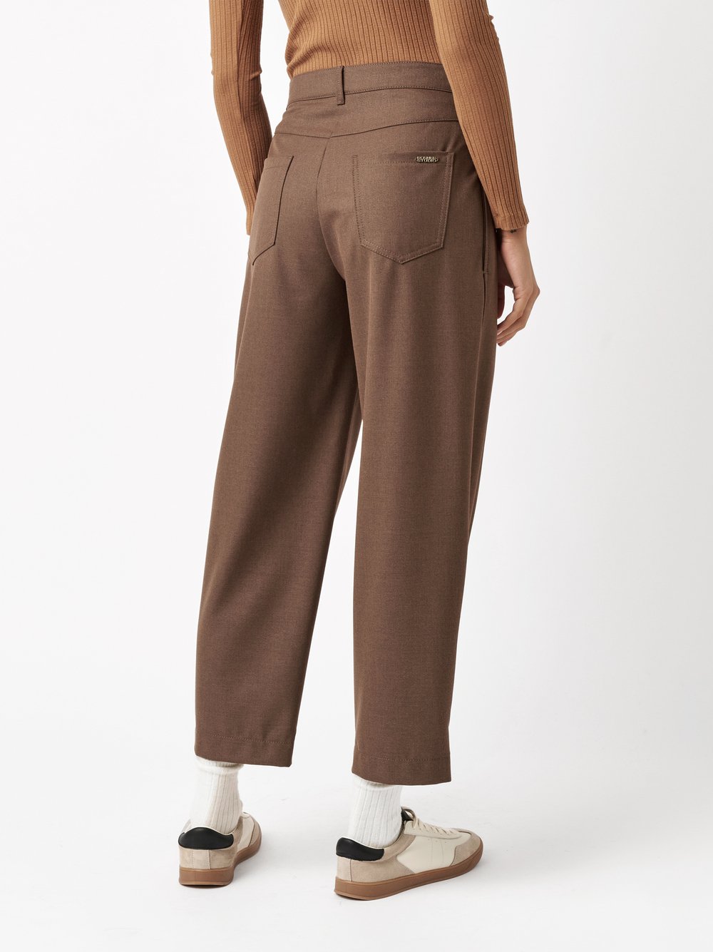 Trousers Mara_392 brown rear view Trousers Mara_392 brown rear view