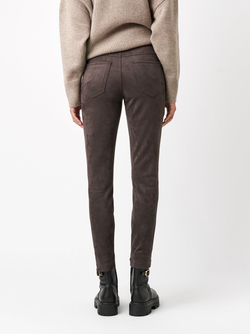 Trousers Antonia_408 brown rear view Trousers Antonia_408 brown rear view