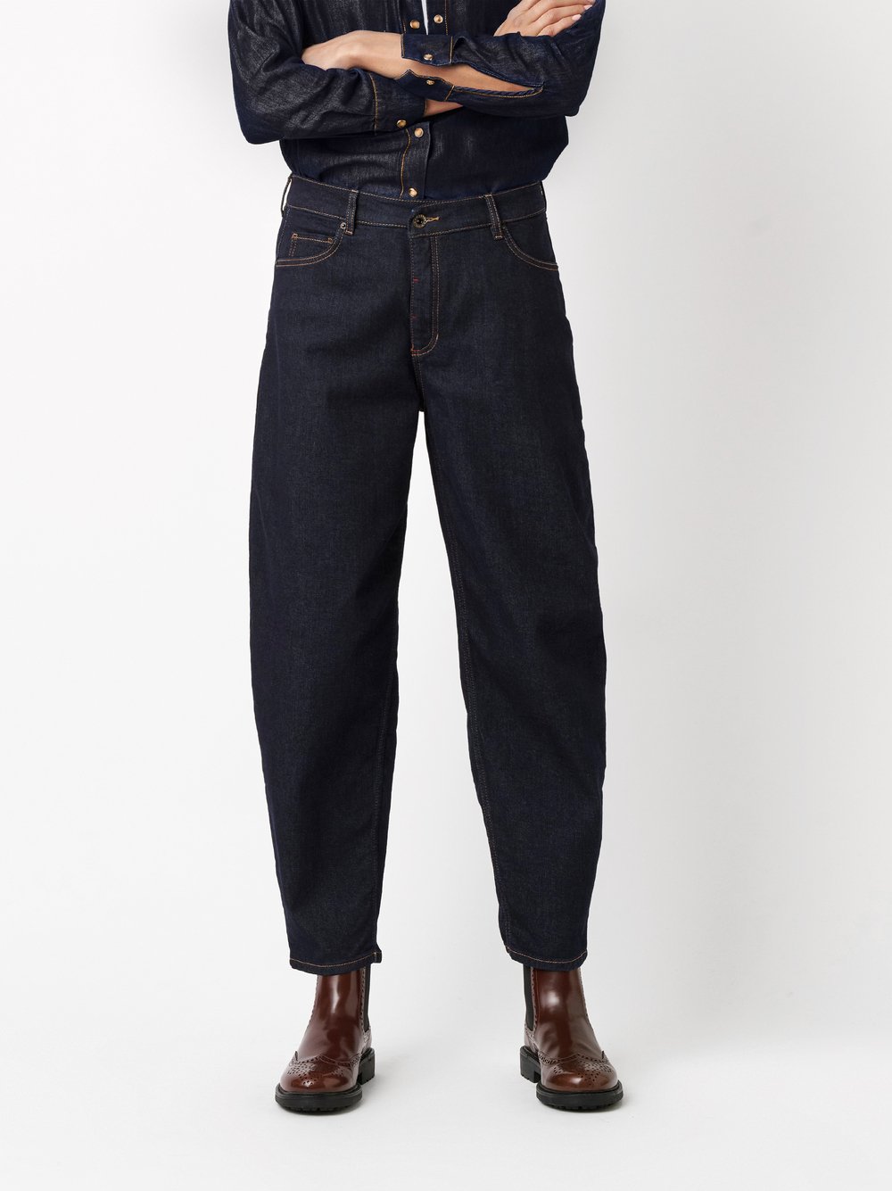 Jeans Mara_385 dark blue Vorderansicht