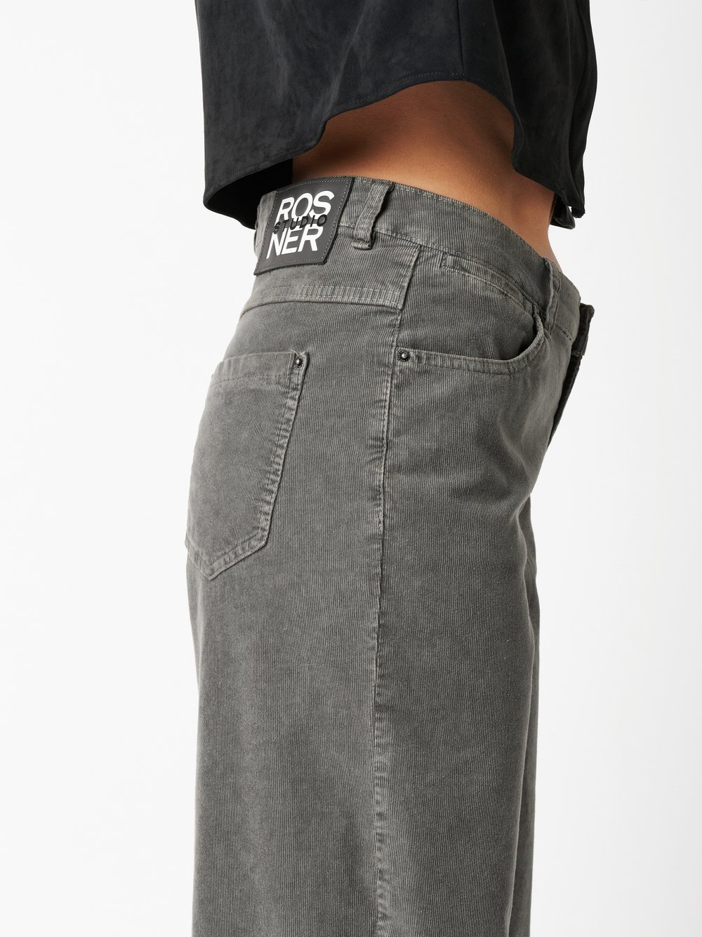 Hose Antonia_398 dark grey Detailansicht Hose Antonia_398 dark grey Detailansicht