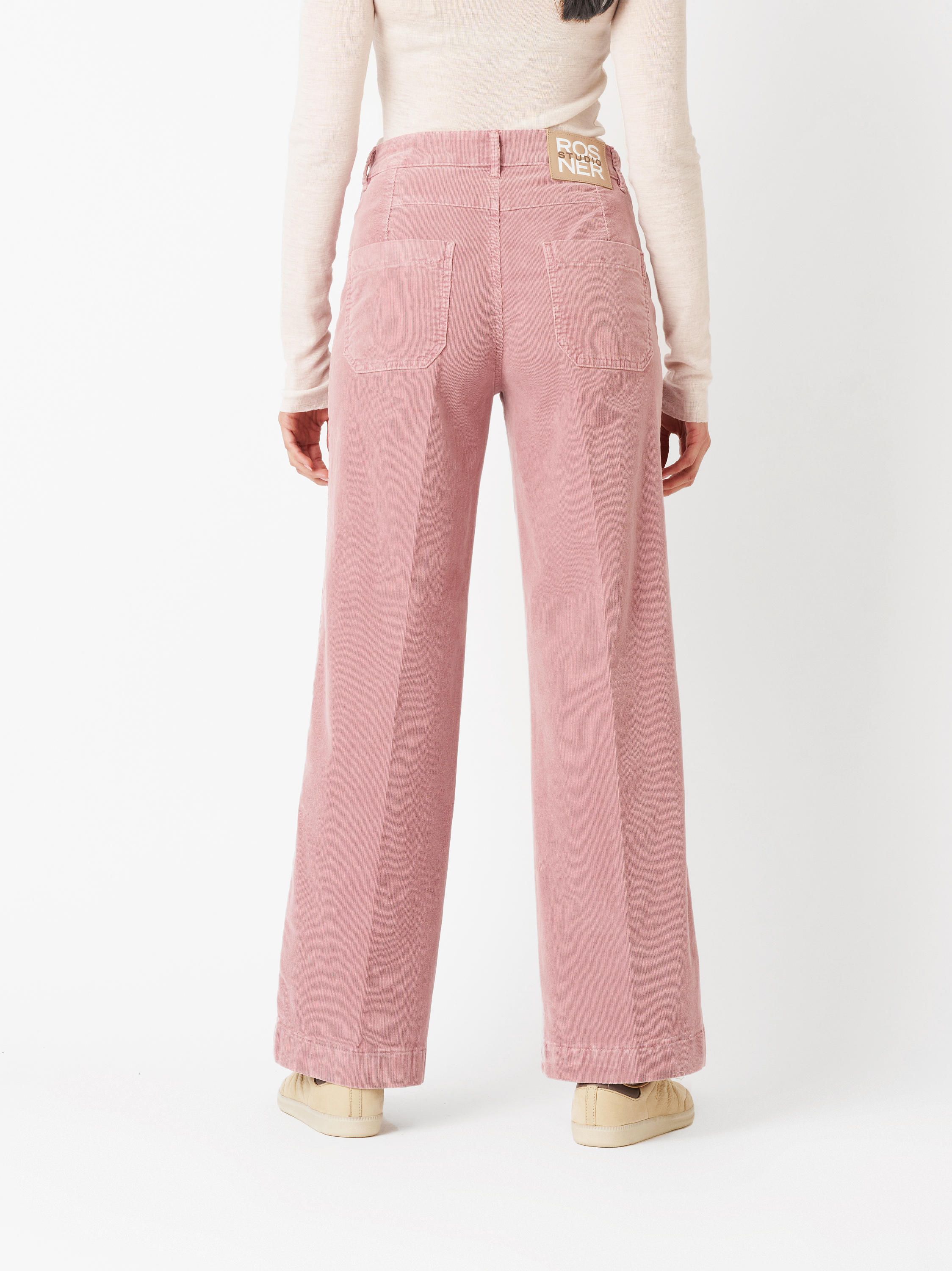 Hose Audrey1_085 rose Rueckansicht Hose Audrey1_085 rose Rueckansicht