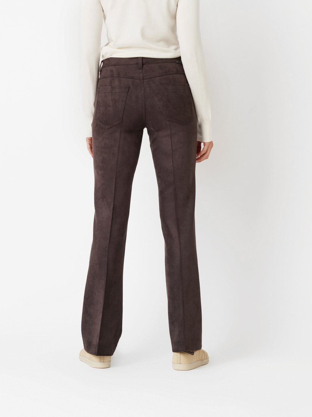 Trousers Antonia_409 brown rear view Trousers Antonia_409 brown rear view