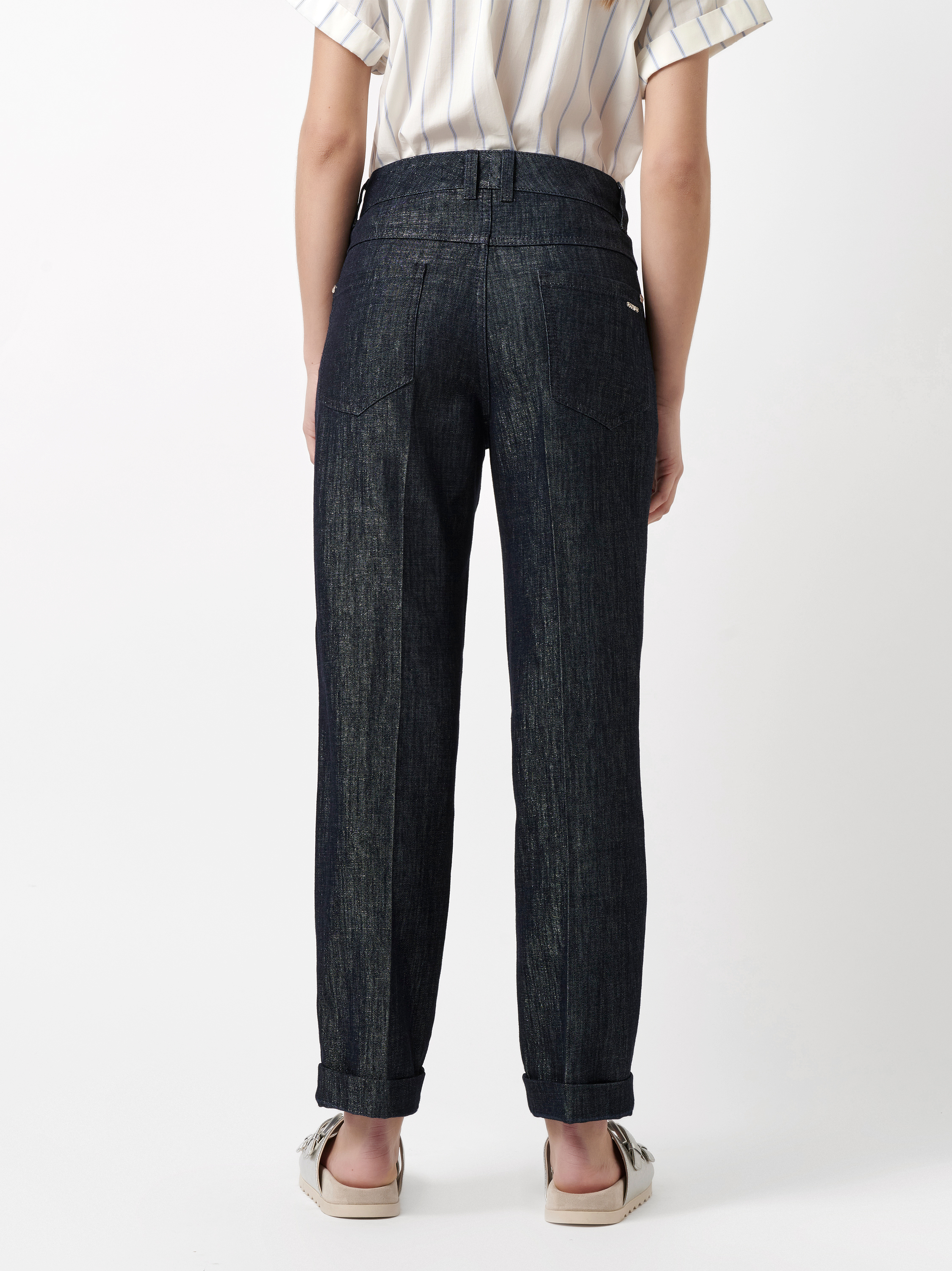 Jeans May_295 dark blue rear view Jeans May_295 dark blue rear view