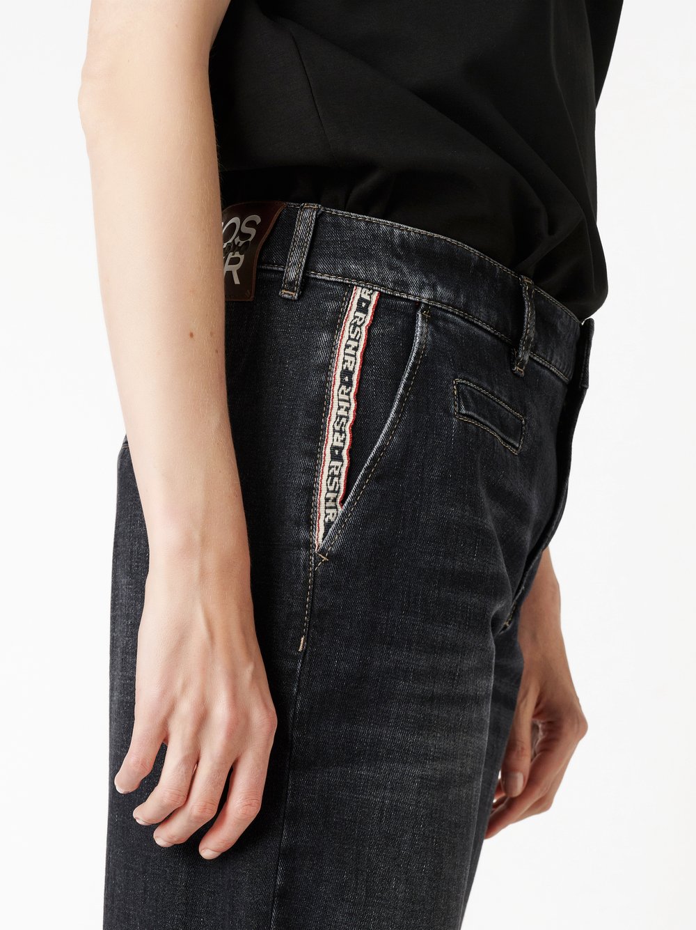 Jeans Mara_376 dark grey detail view Jeans Mara_376 dark grey detail view