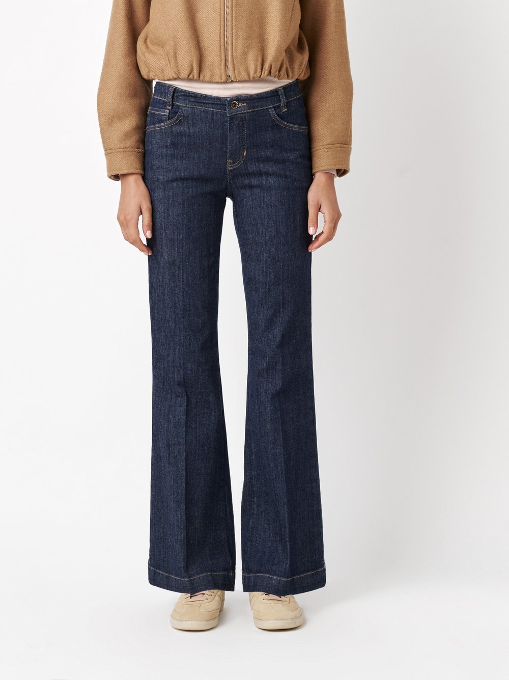 Jeans Antonia_341 dark blue front view Jeans Antonia_341 dark blue front view