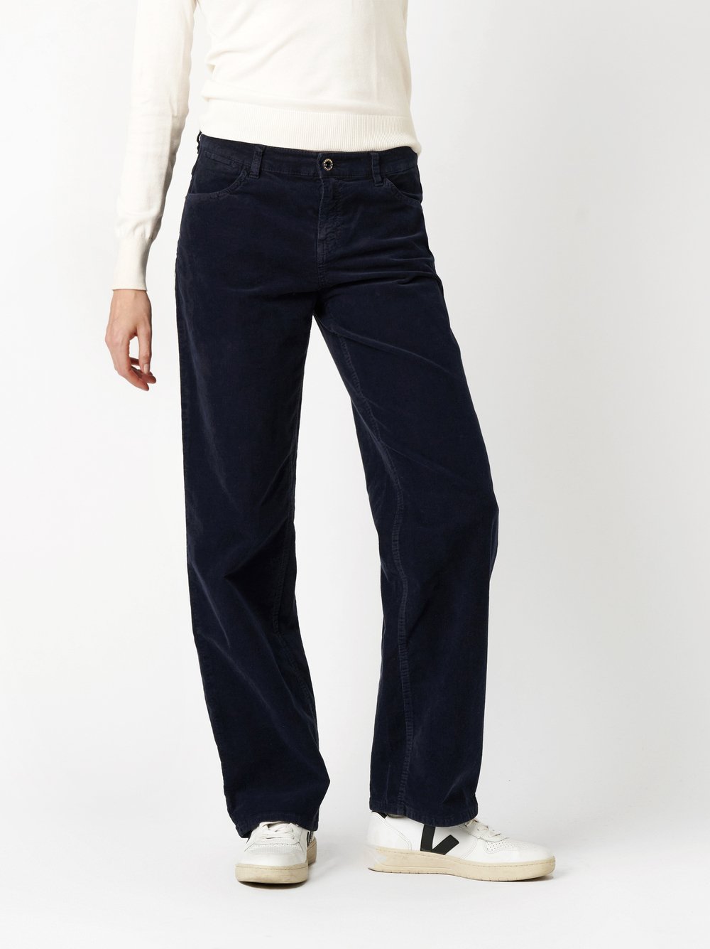 Trousers Antonia_398 navy front view