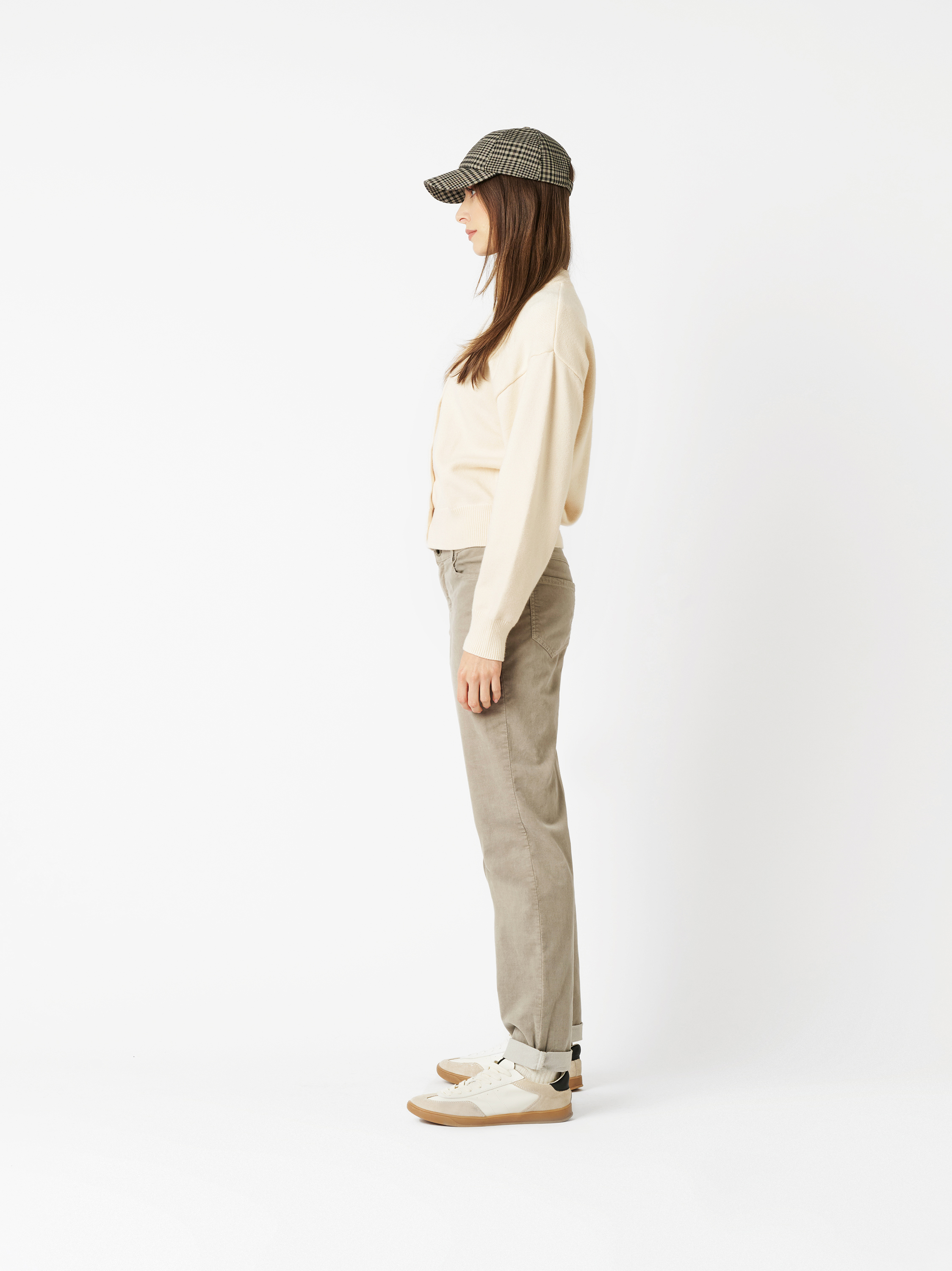 Hose Masha_154 light taupe Outfitansicht