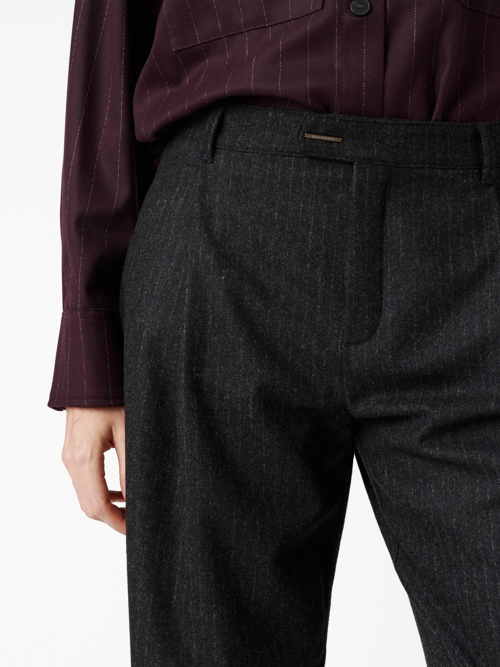 Hose Mara_392 anthra Detailansicht Hose Mara_392 anthra Detailansicht