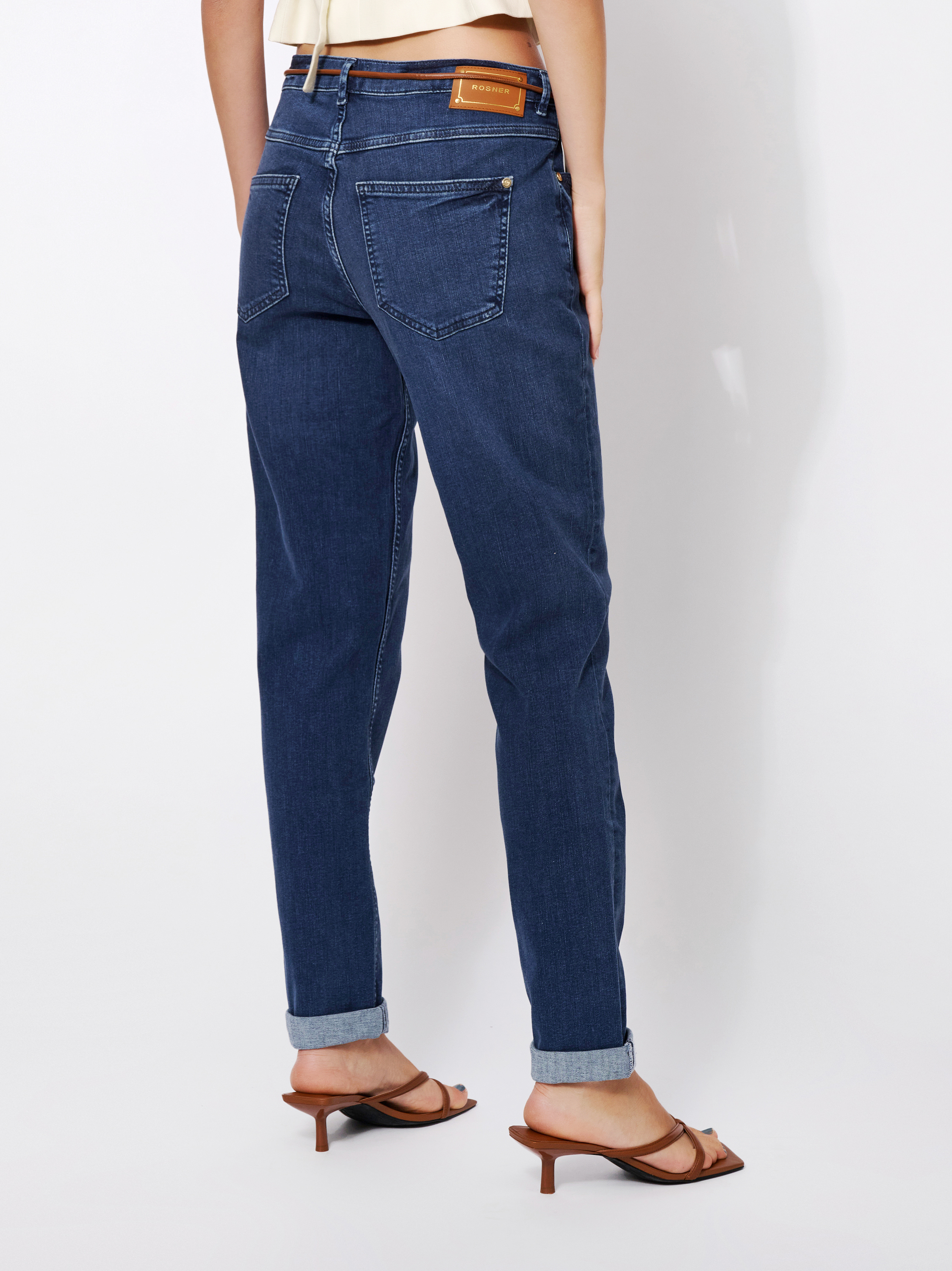 Jeans Masha_097 blue rear view Jeans Masha_097 blue rear view