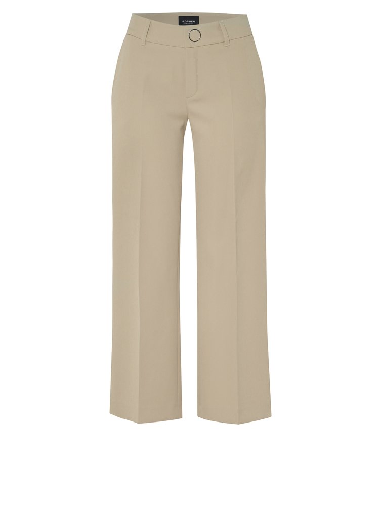 Womens trousers May Culotte in sand, fluid culottes in crepe, product view