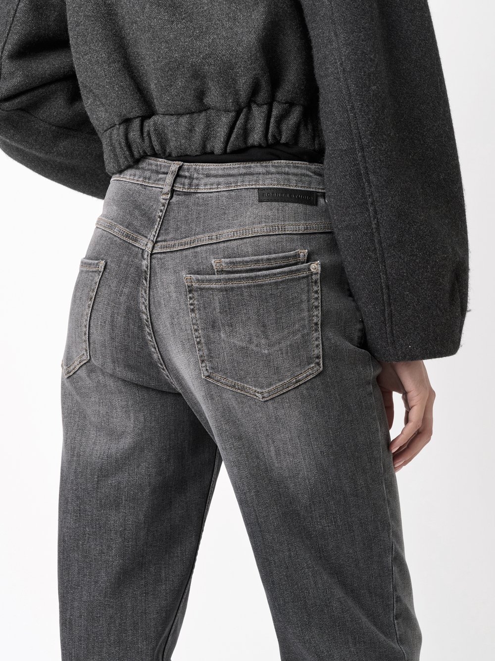 Jeans Masha_155 mid grey Detailansicht Jeans Masha_155 mid grey Detailansicht