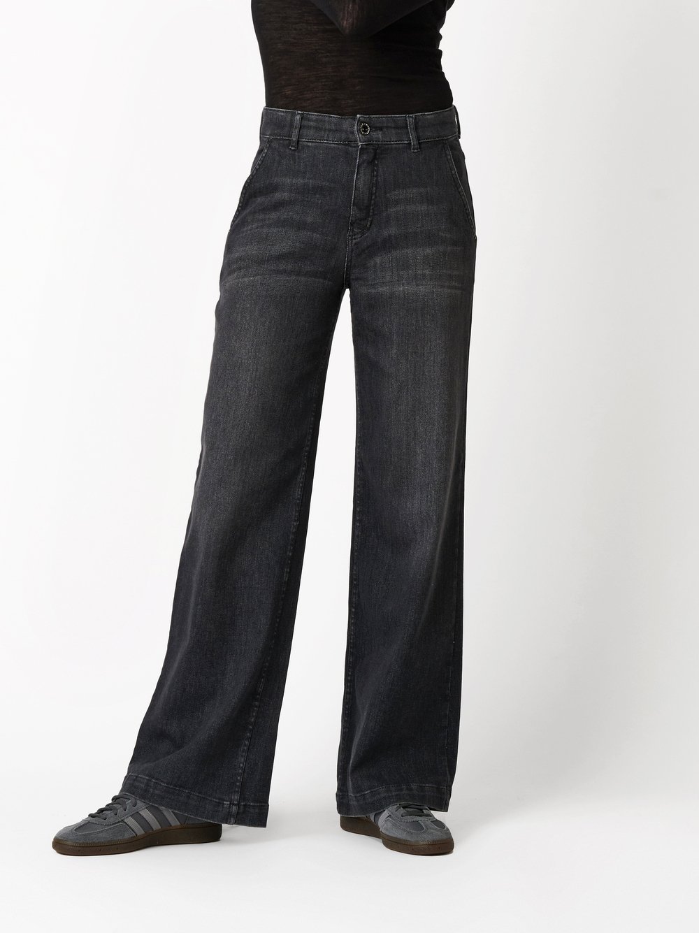 Jeans Audrey1_094 dark grey front view Jeans Audrey1_094 dark grey front view