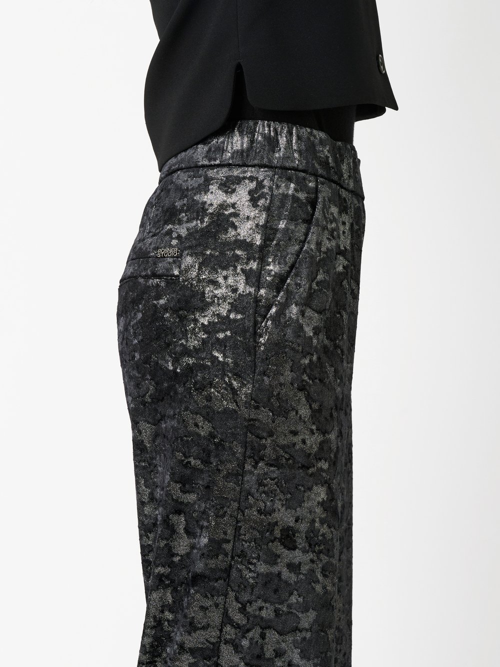 Trousers Mara_355 black detail view Trousers Mara_355 black detail view