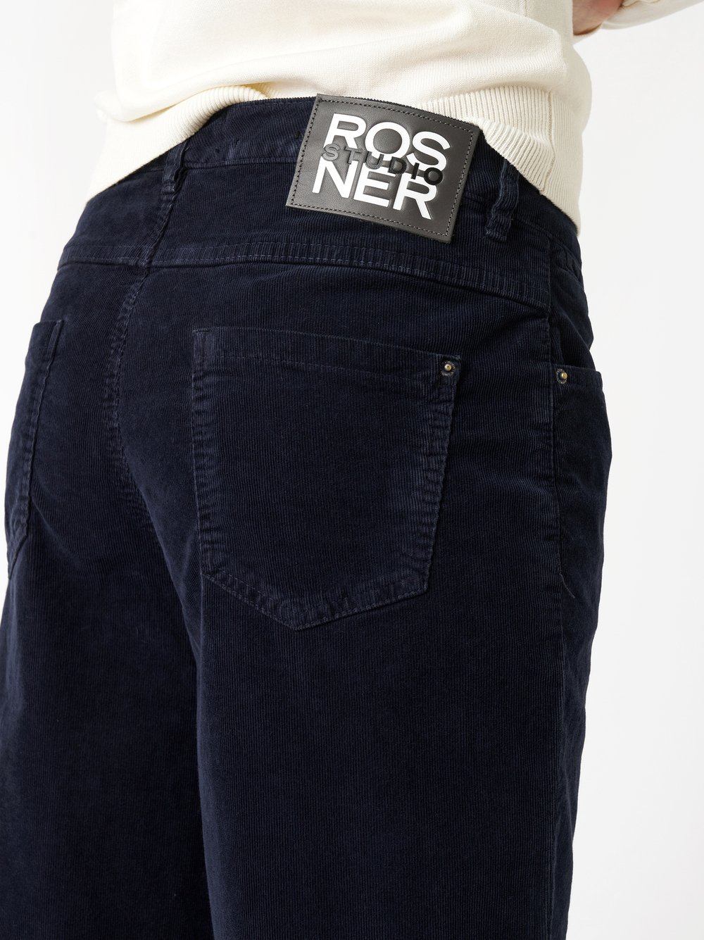 Trousers Antonia_398 navy detail view