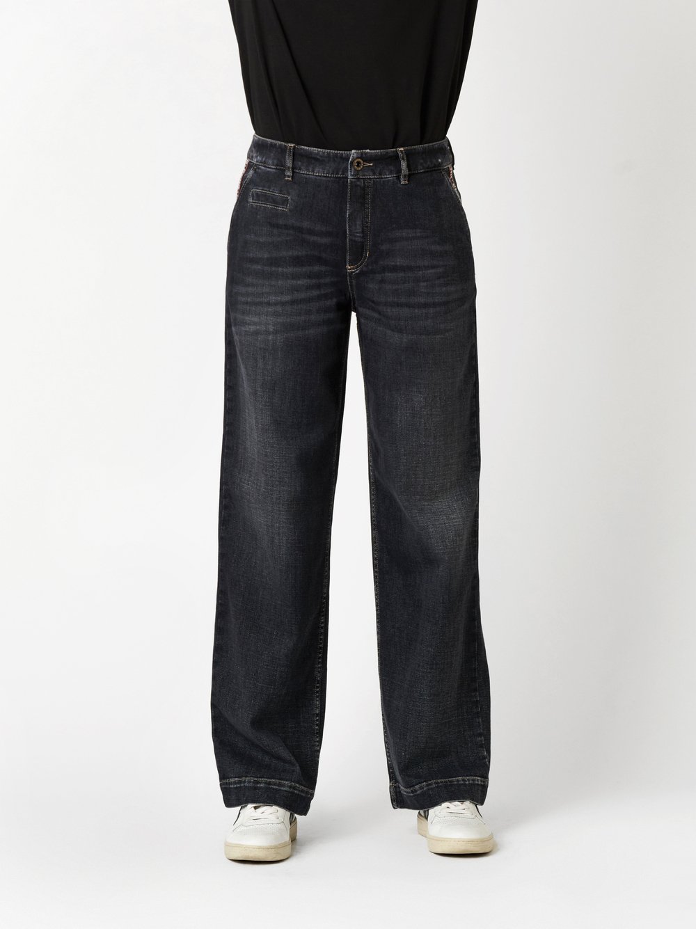 Jeans Mara_376 dark grey front view