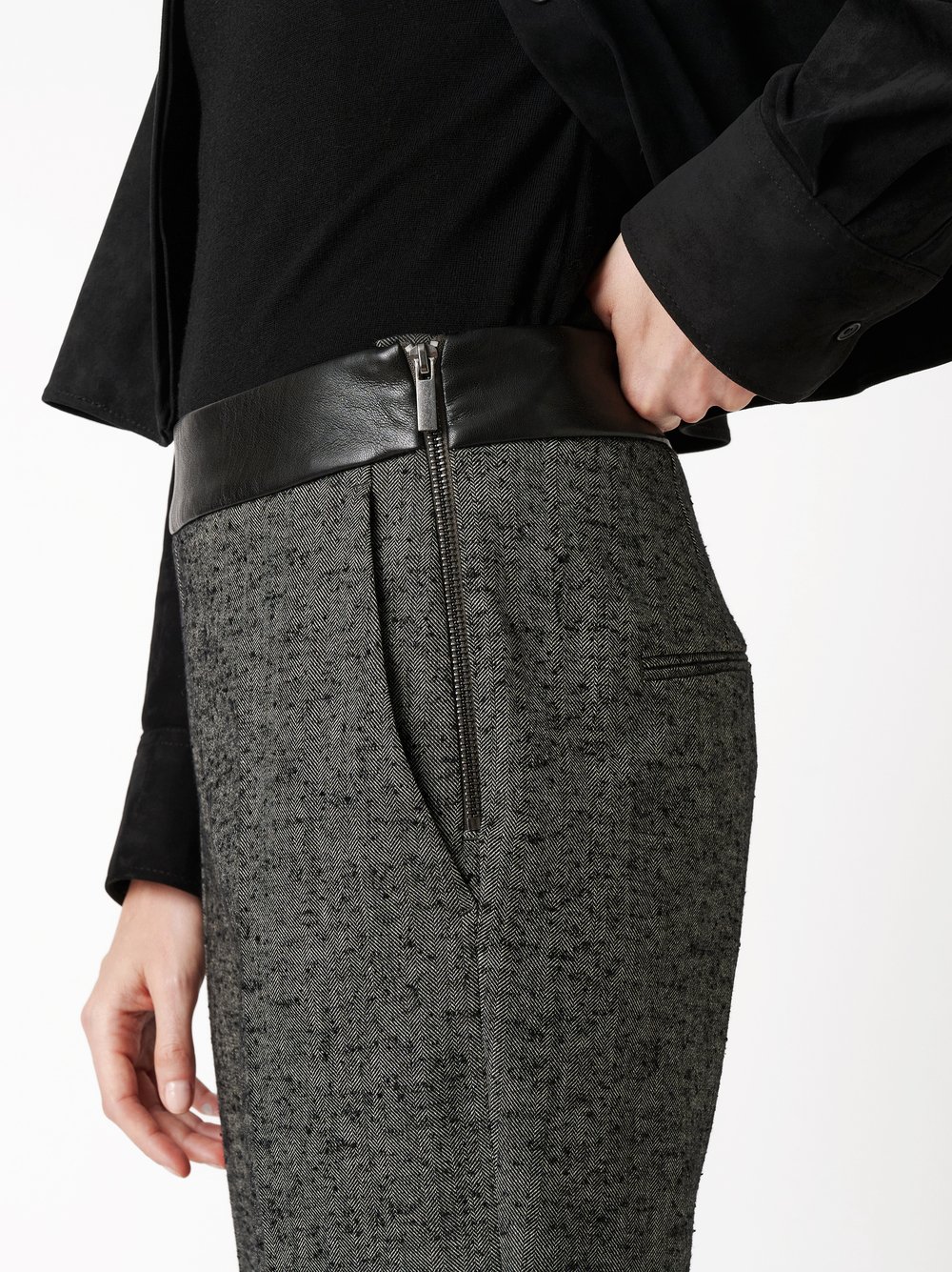 Jeans May_455 dark grey Detailansicht