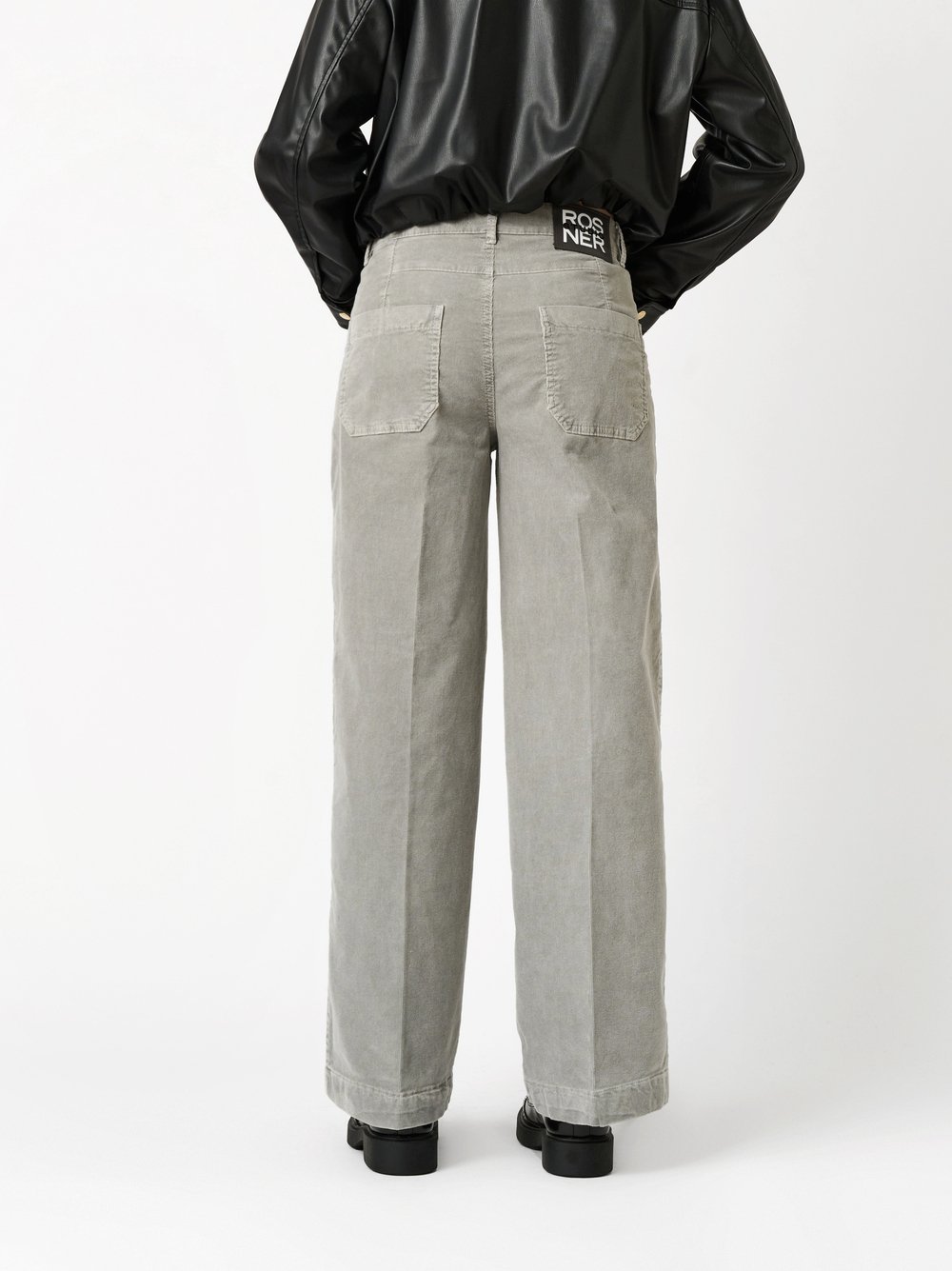 Hose Audrey1_085 grey Rueckansicht Hose Audrey1_085 grey Rueckansicht