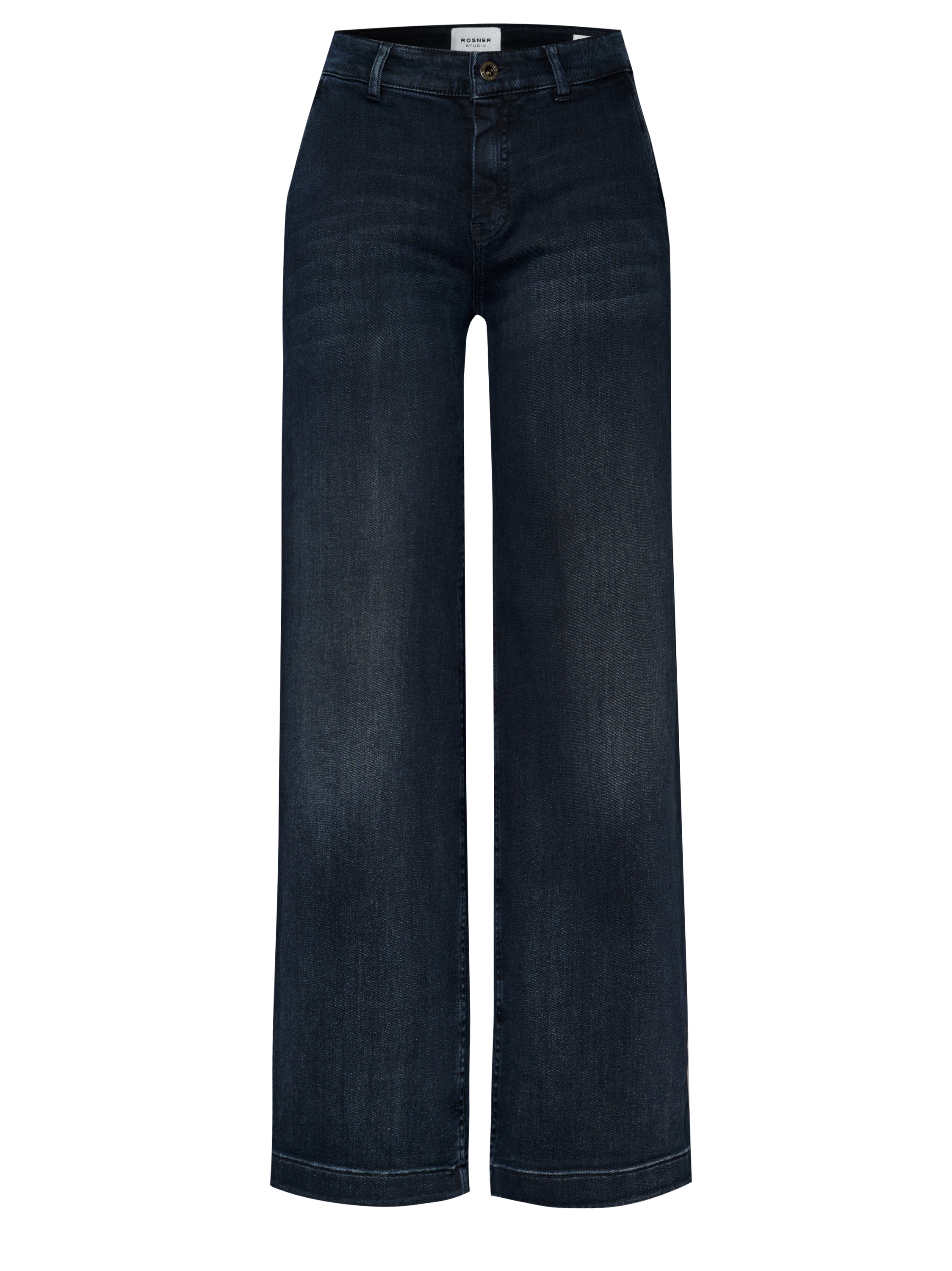 Womens jeans Audrey Wide in dark blue, wide-leg jeans, product view