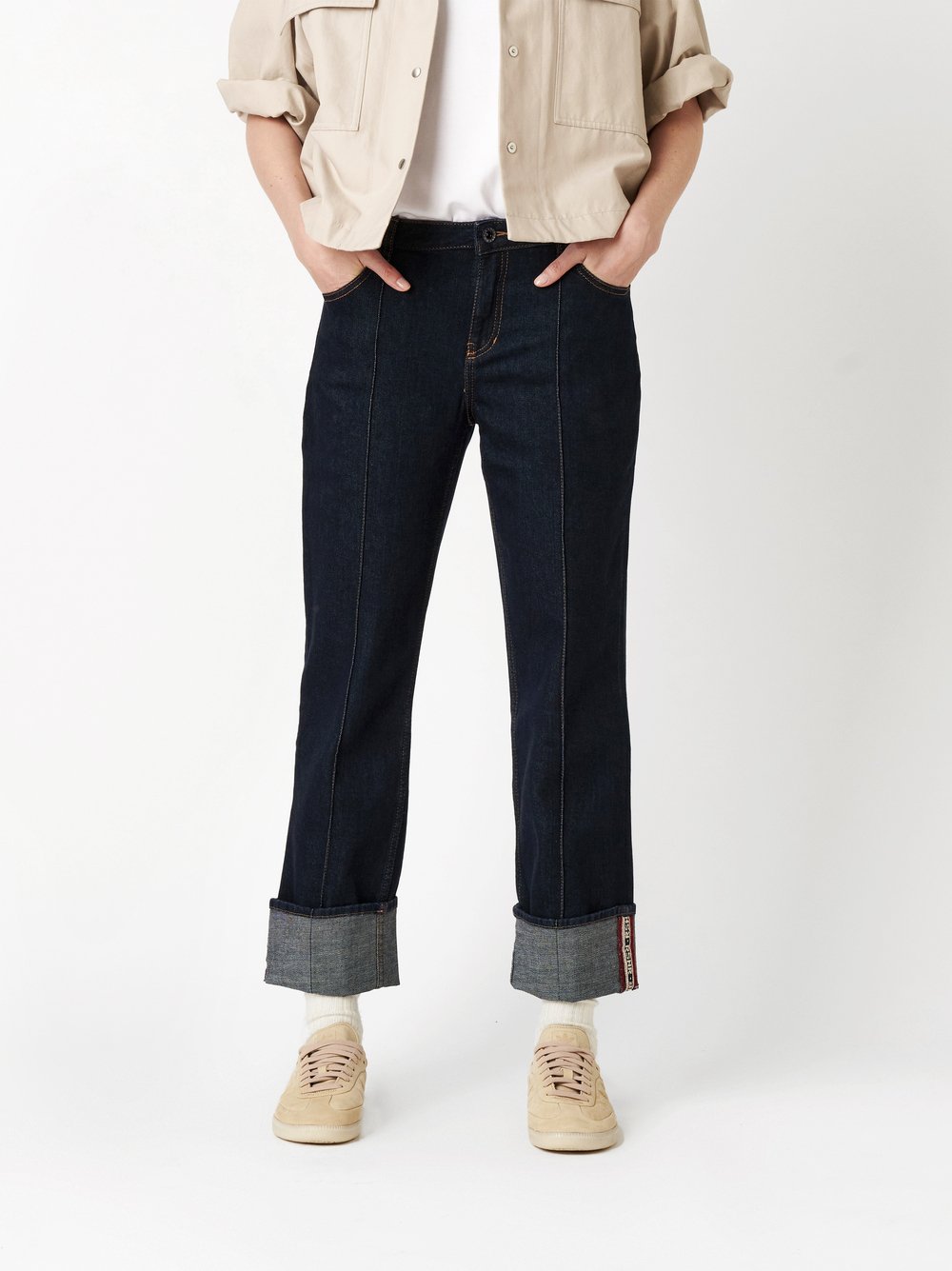 Jeans Masha_152 dark blue front view Jeans Masha_152 dark blue front view