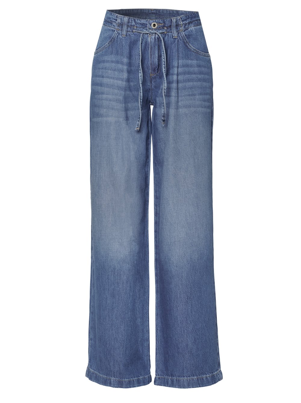 Jeans Masha_151 mid blue hollow Jeans Masha_151 mid blue hollow