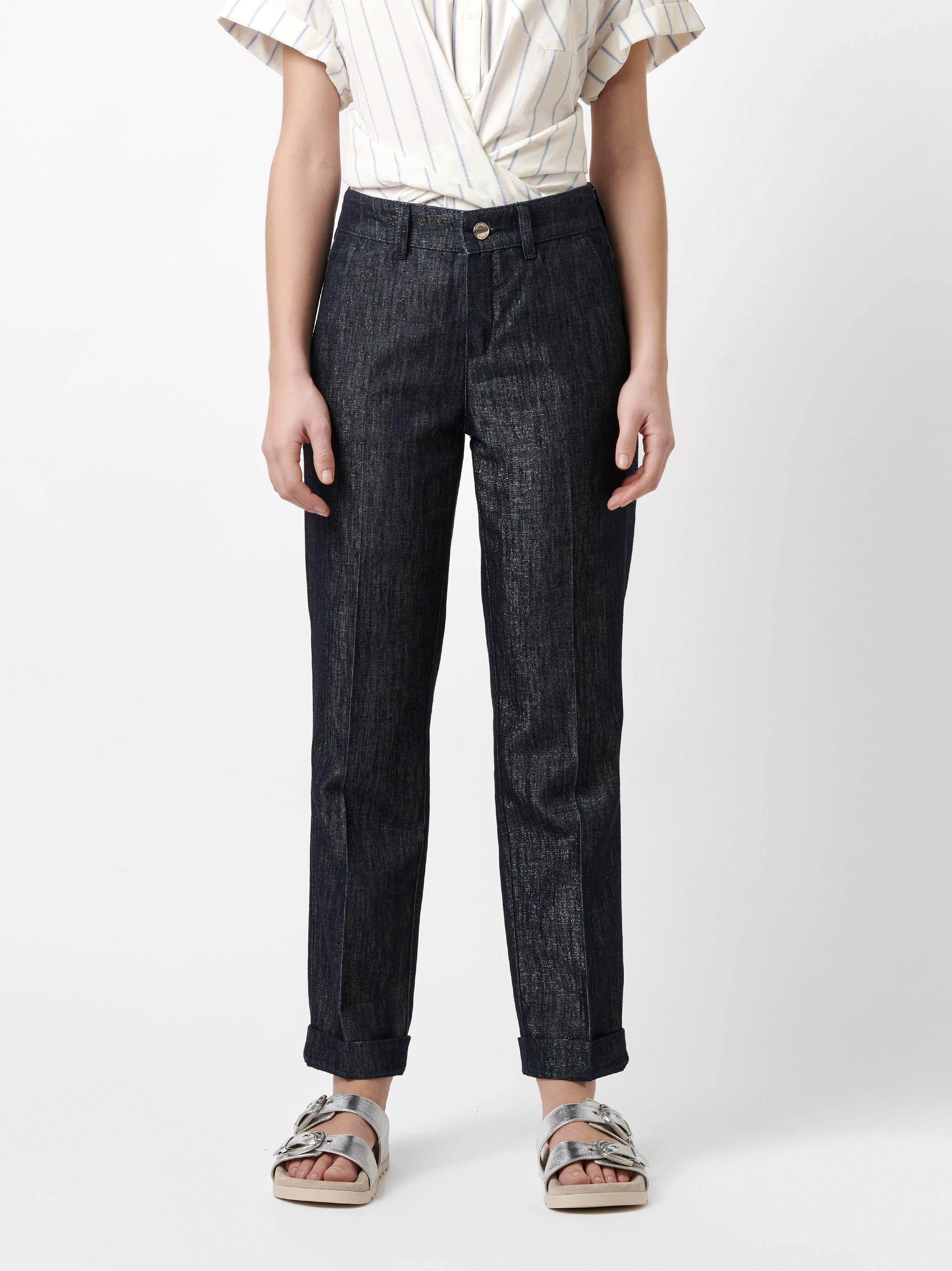 Jeans May_295 dark blue front view Jeans May_295 dark blue front view