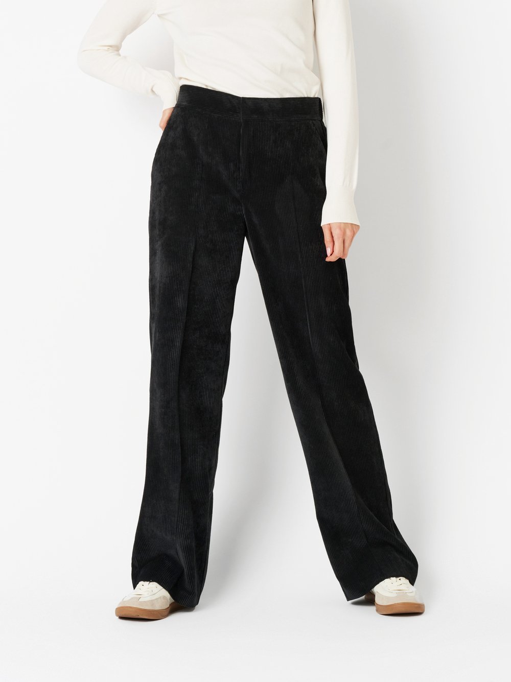 Hose Mara_355 black Vorderansicht Hose Mara_355 black Vorderansicht