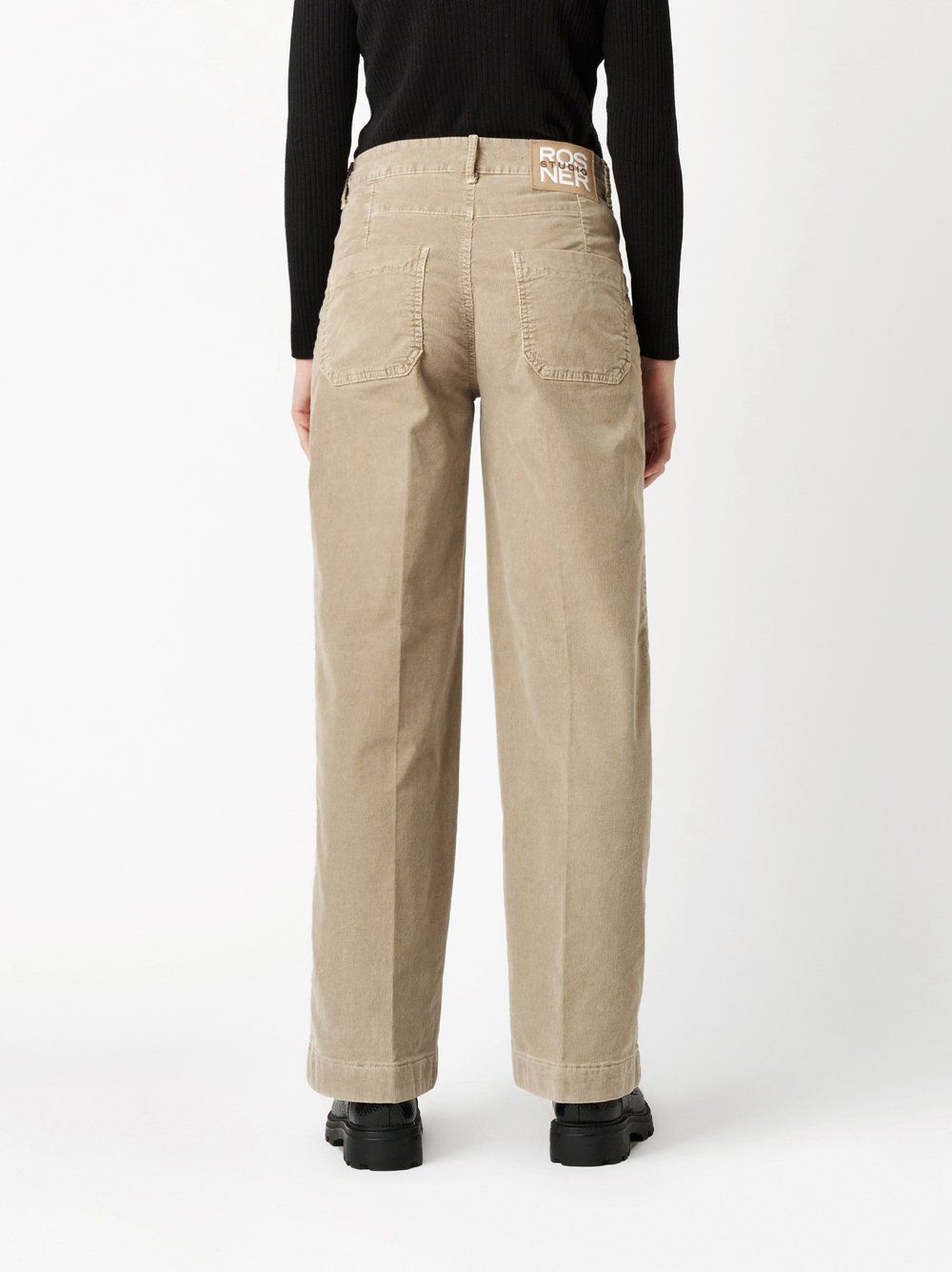 Trousers Audrey1_085 beige rear view