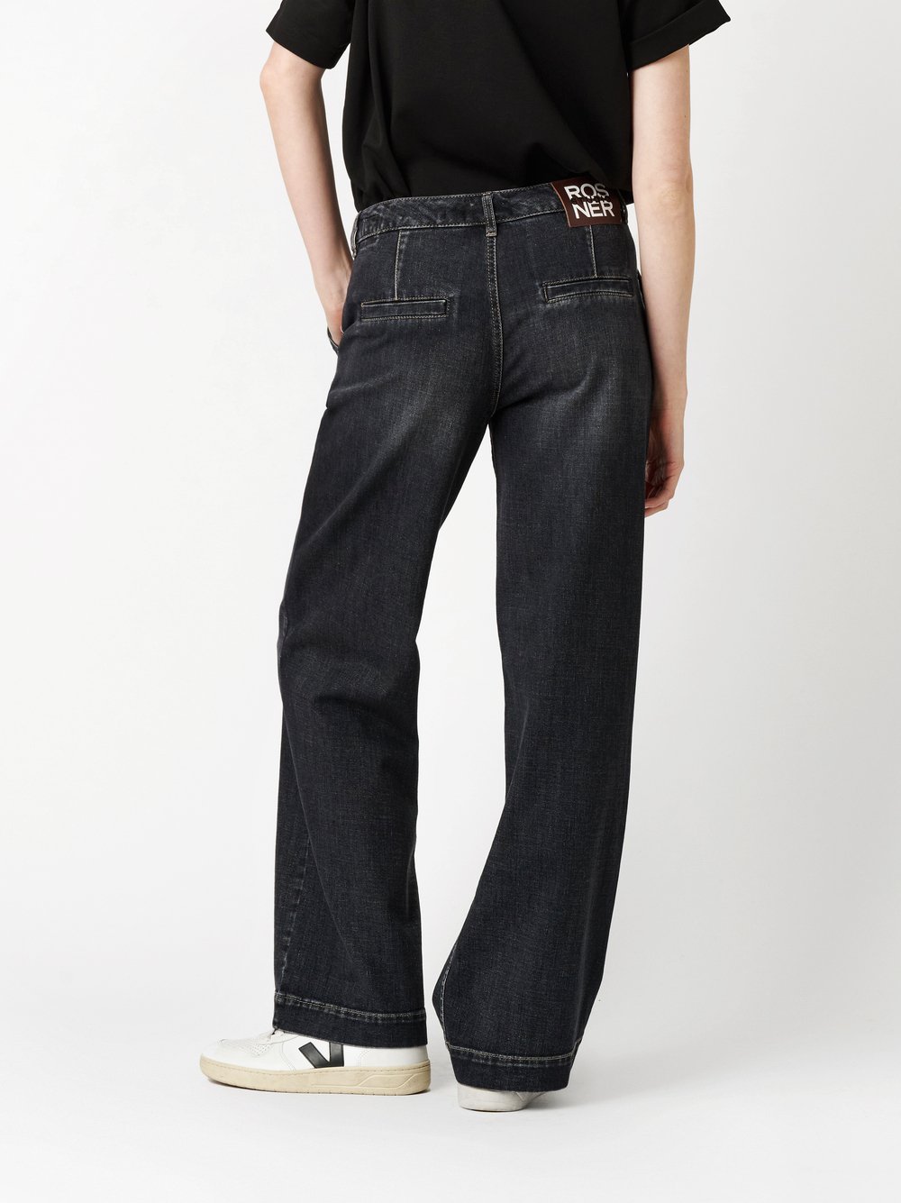 Jeans Mara_376 dark grey rear view Jeans Mara_376 dark grey rear view