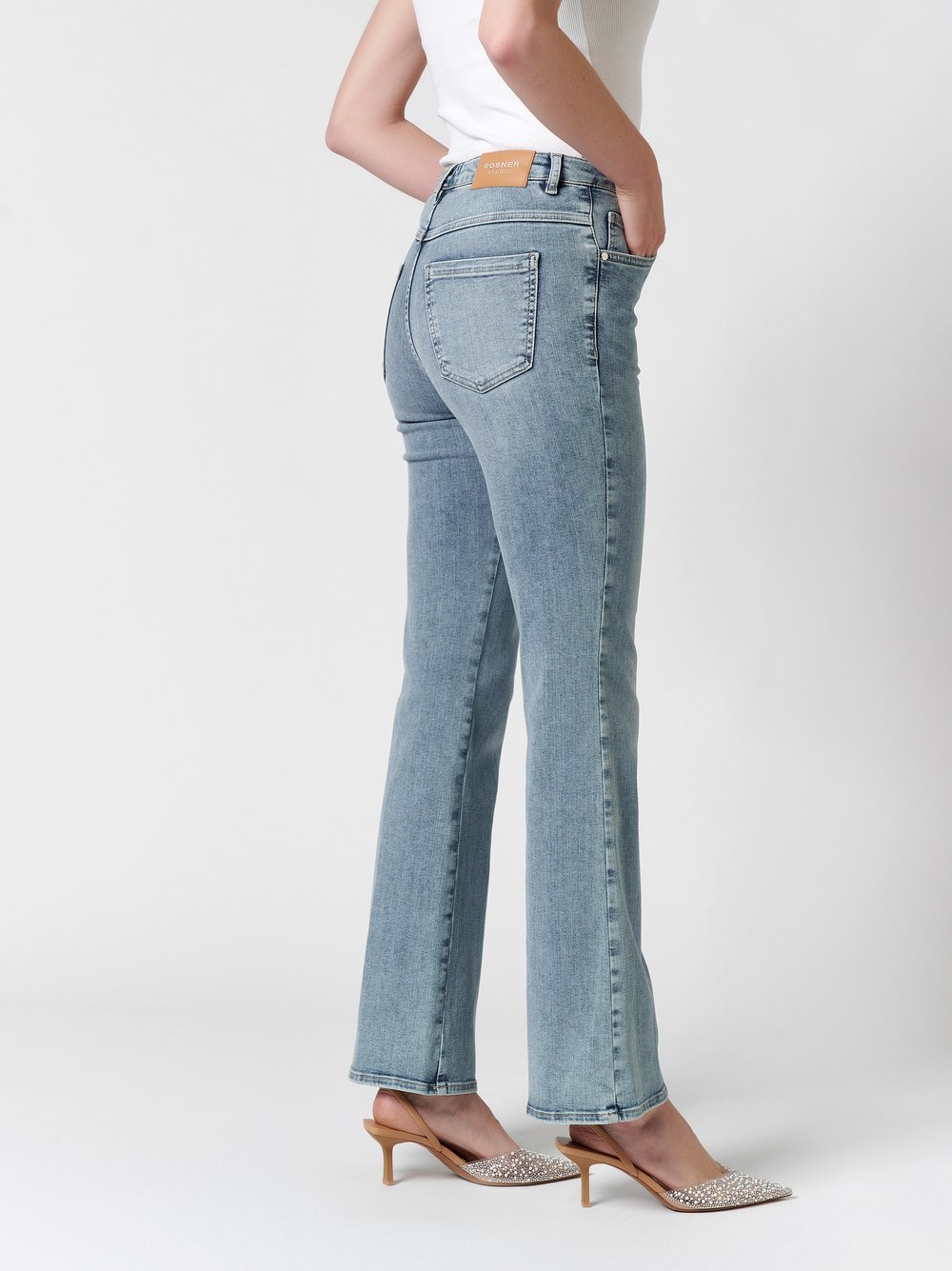 Jeans Antonia_341 light blue rear view Jeans Antonia_341 light blue rear view