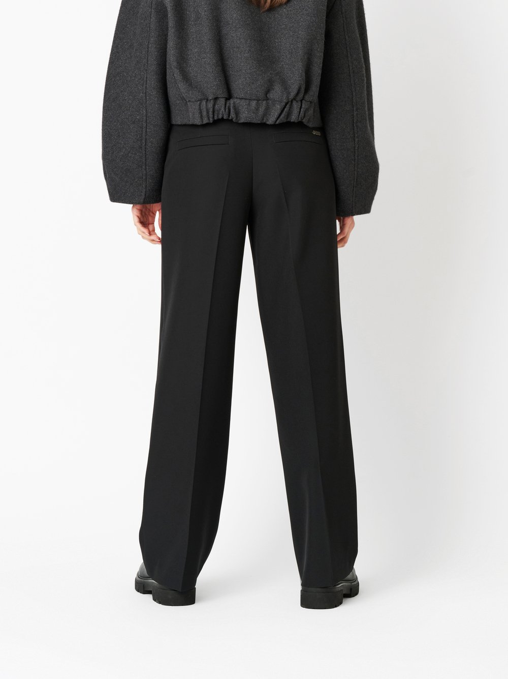 Trousers Mara_407 black rear view Trousers Mara_407 black rear view