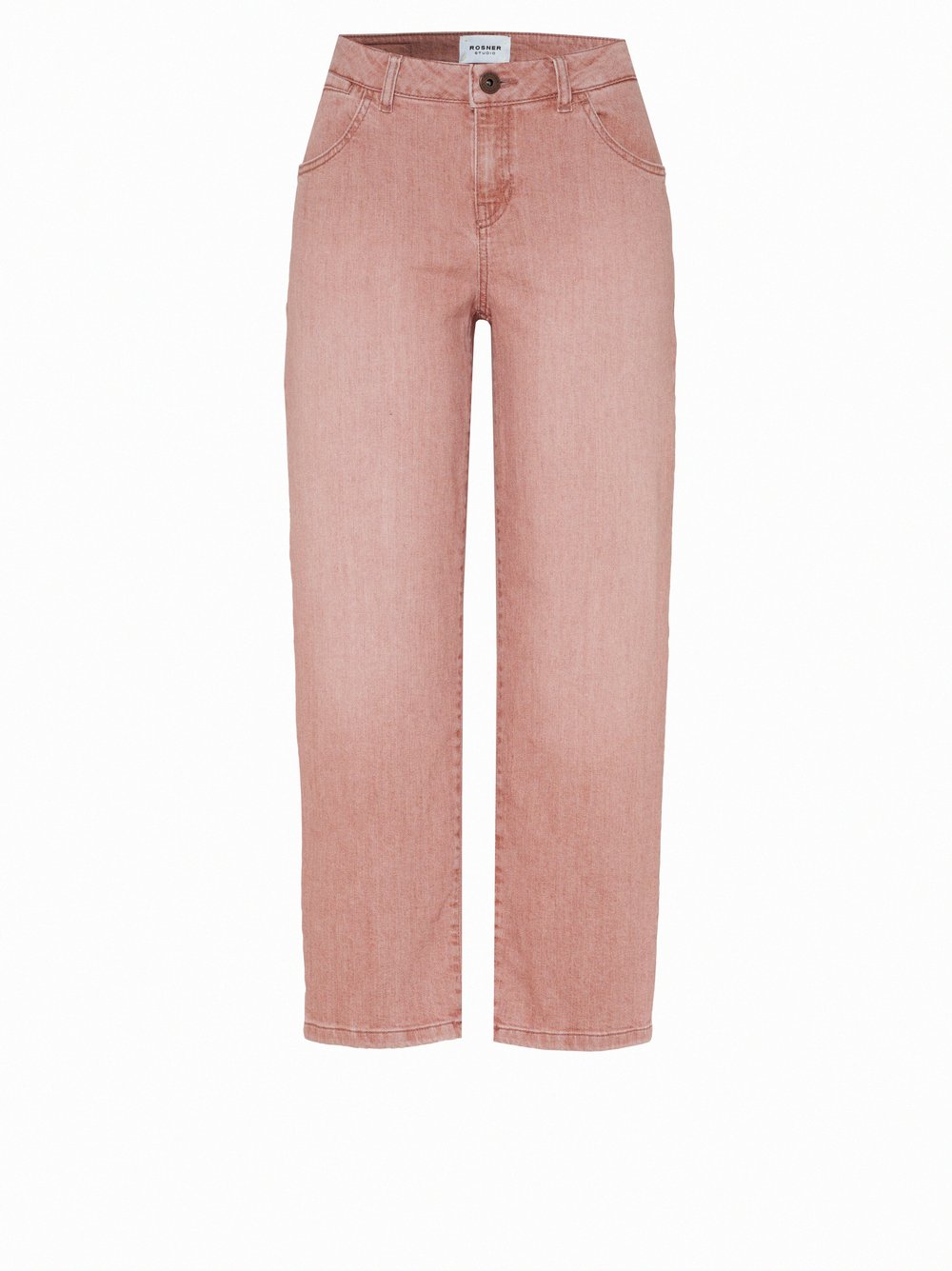 Womens jeans Mara Tapered in Rose, o-shape jeans in japanese denim, product view