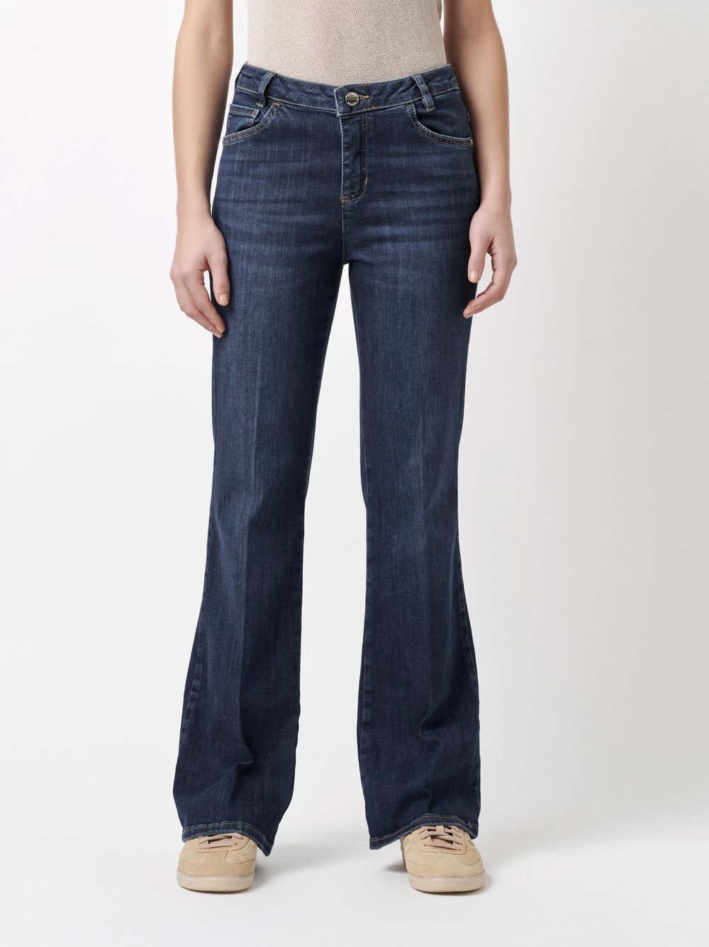 Jeans Antonia_341 dark blue front view Jeans Antonia_341 dark blue front view