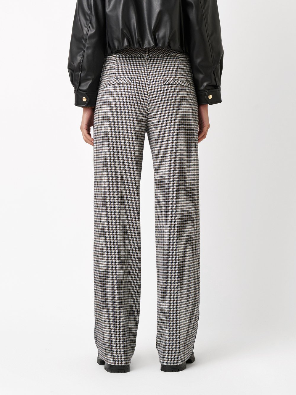 Trousers Mara_355 navy/black rear view Trousers Mara_355 navy/black rear view