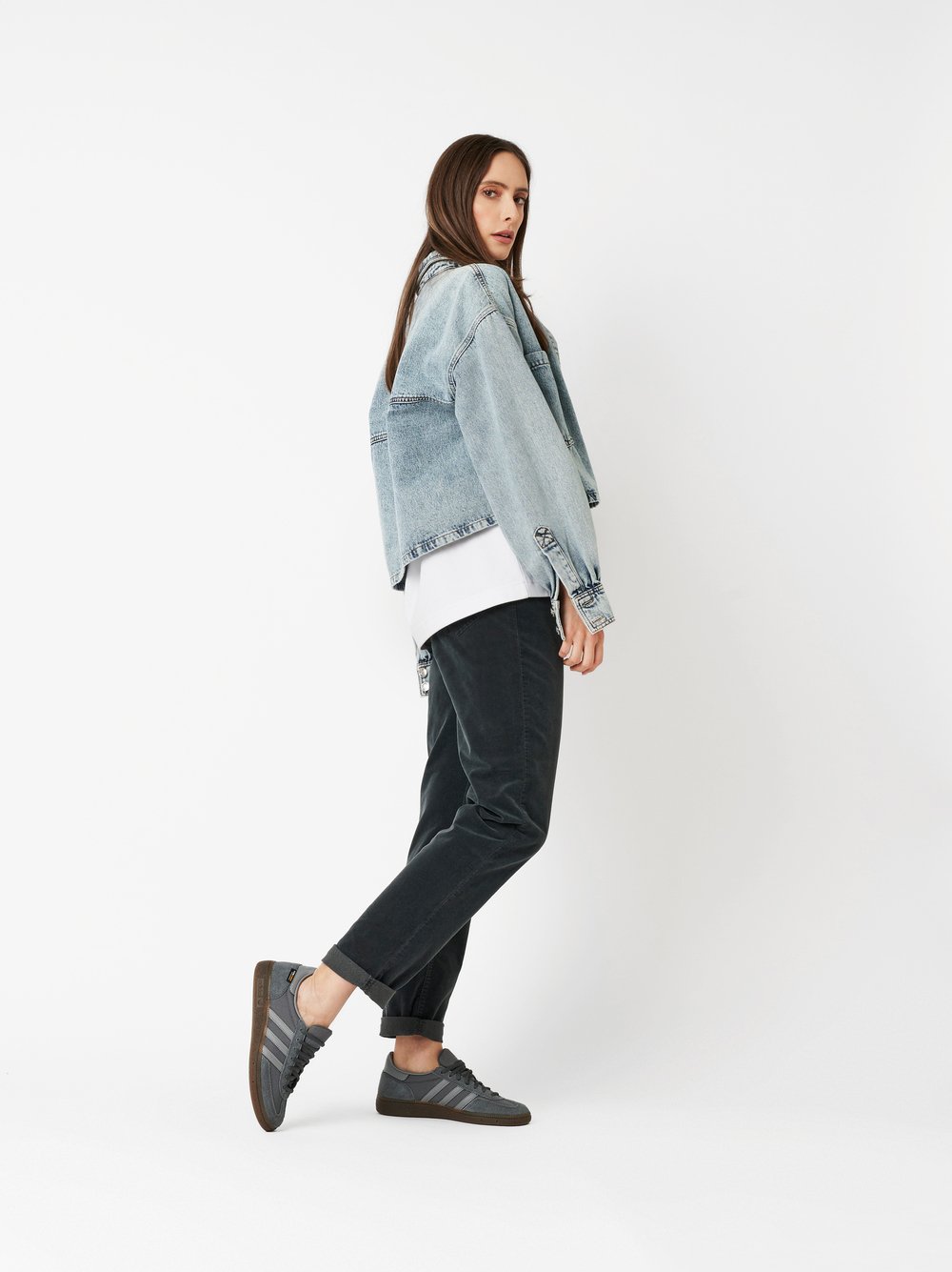 Hose Masha_154 dark grey Outfitansicht