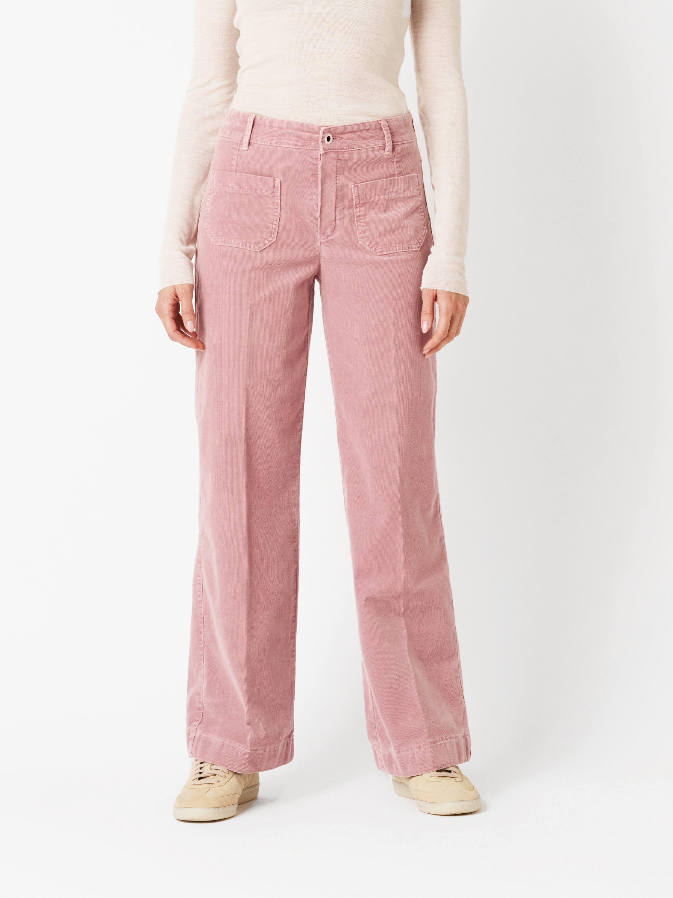 Hose Audrey1_085 rose Vorderansicht Hose Audrey1_085 rose Vorderansicht