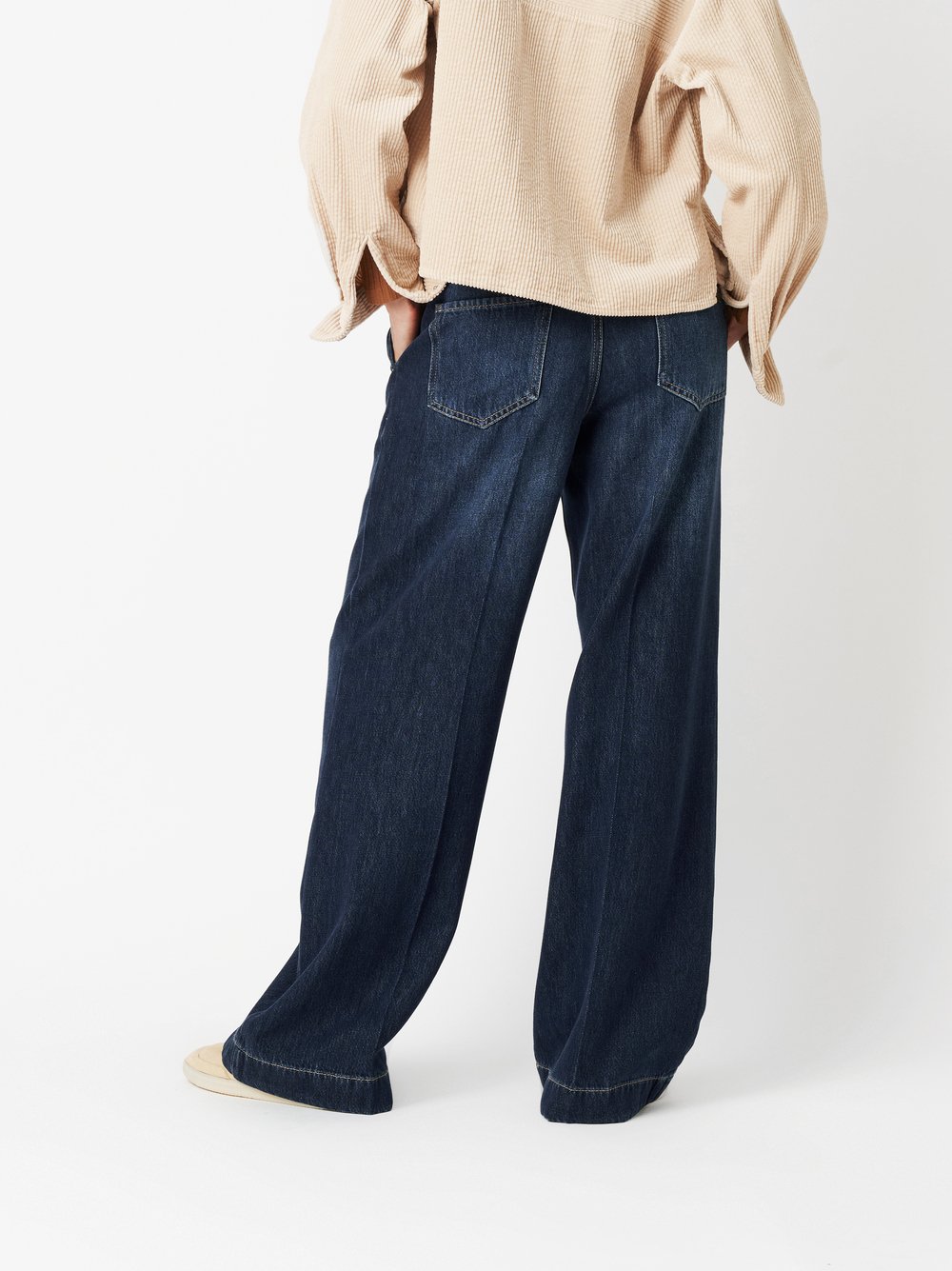 Jeans Mara_384 dark blue rear view