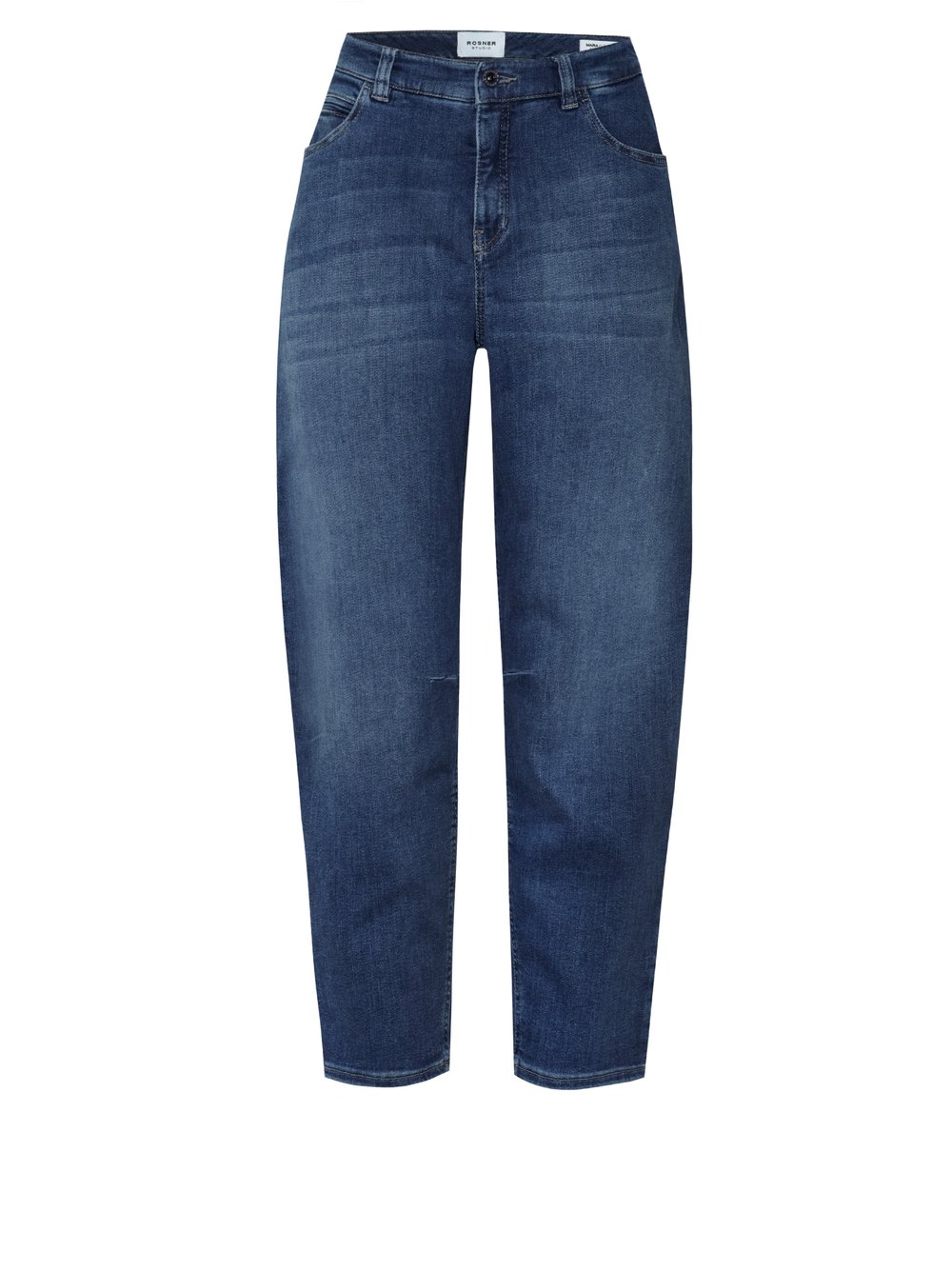 Womens jeans Mara Barrel in mid blue, barrel-fit jeans, product view