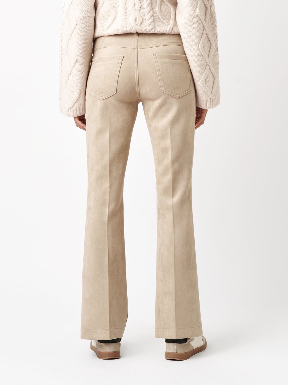 Trousers Antonia_409 beige rear view Trousers Antonia_409 beige rear view